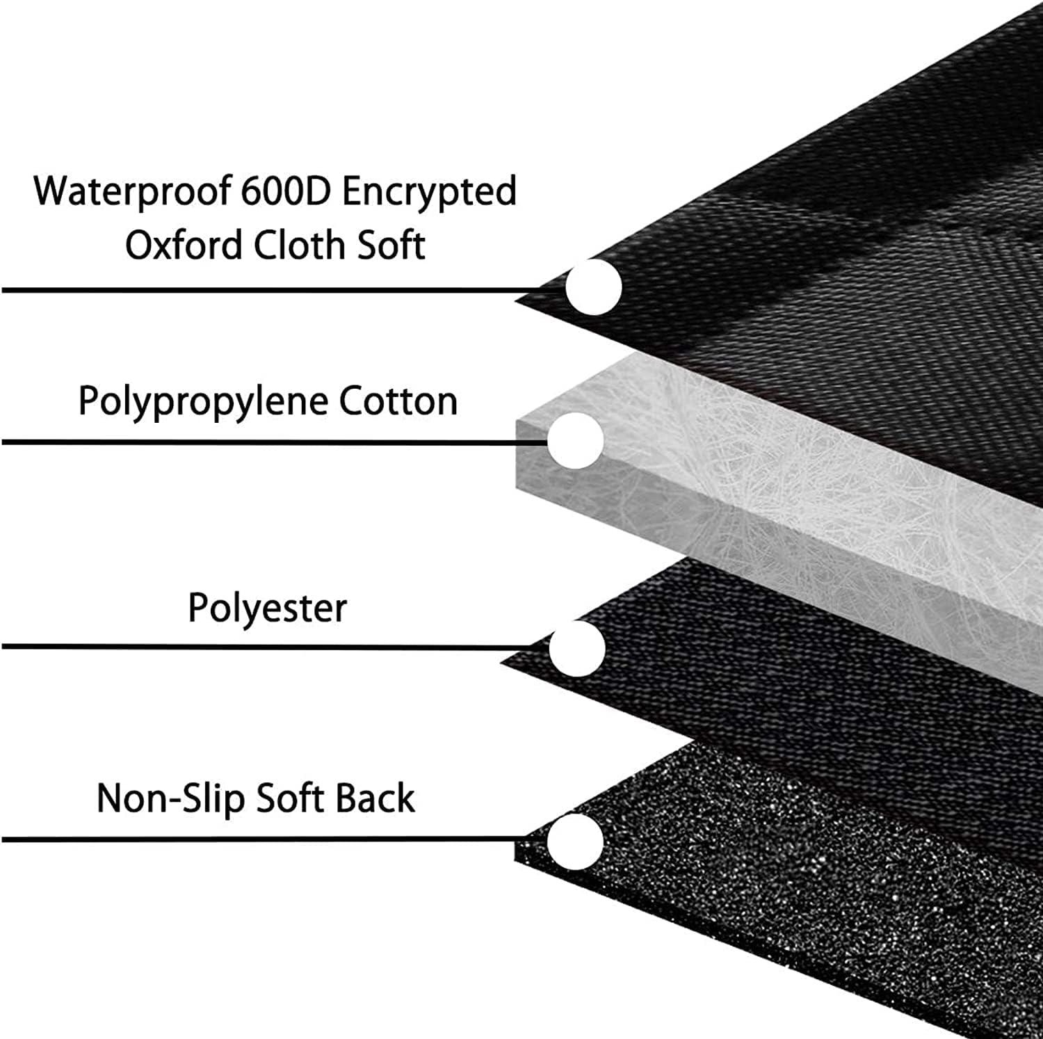 Dog Car Seat Cover with Storage Pockets Mesh Visual Window, Waterproof Nonslip , Heavy Duty Scratchproof Pet Dog Back Seat Cover Hammock for Cars Trucks and SUVs