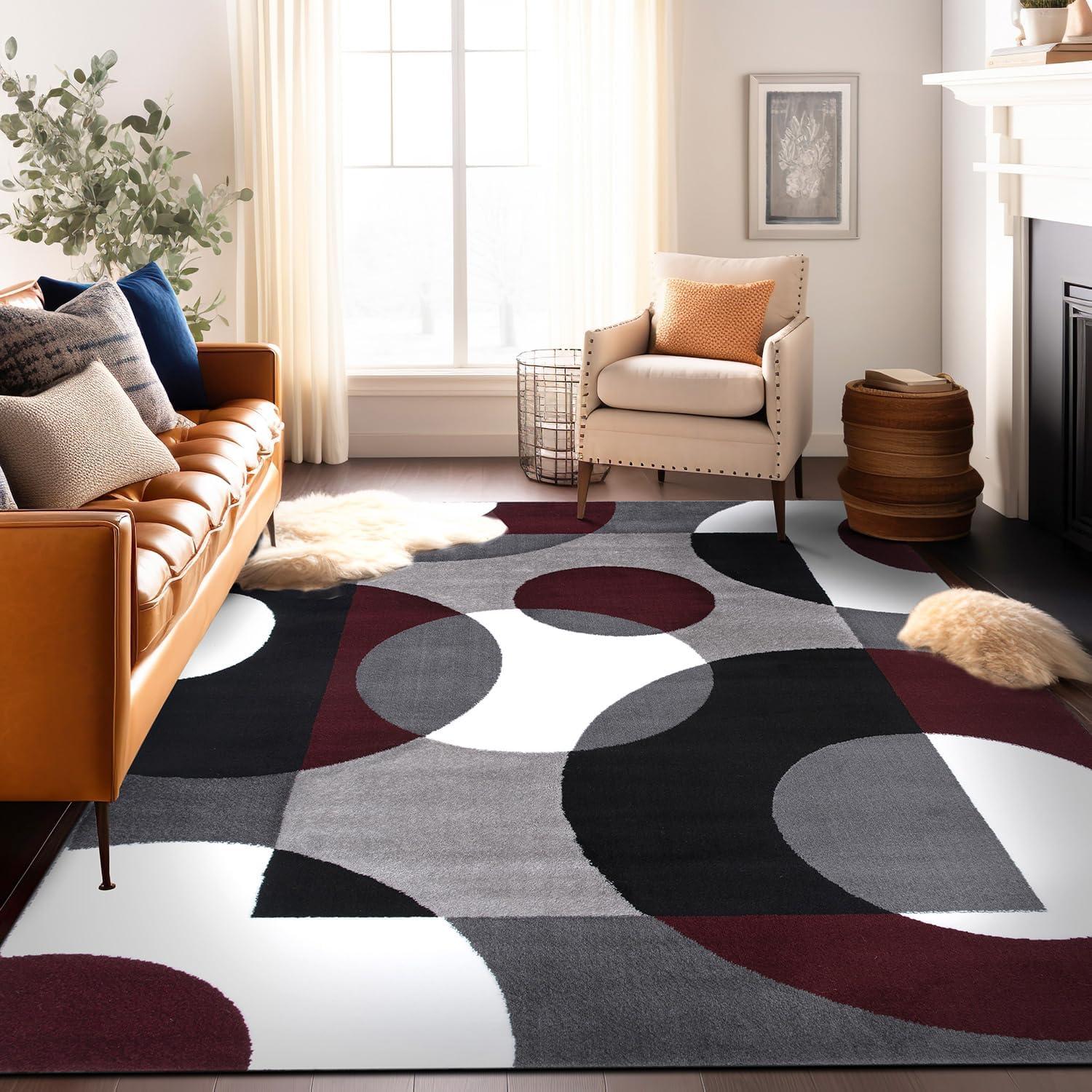 World Rug Gallery Modern Geometric Area Rug