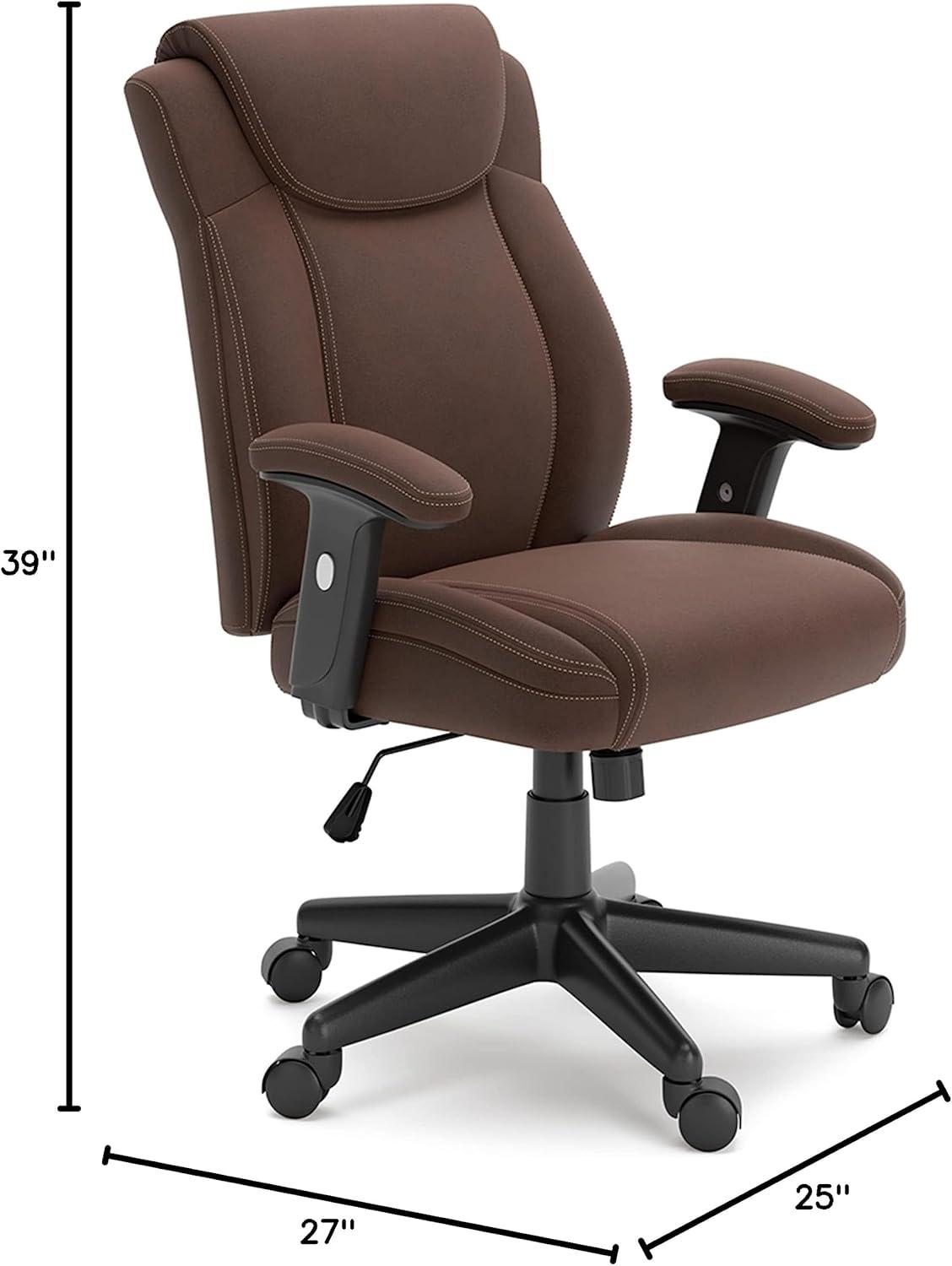 Signature Design by Ashley Casual Corbindale Home Office Chair  Brown/Black