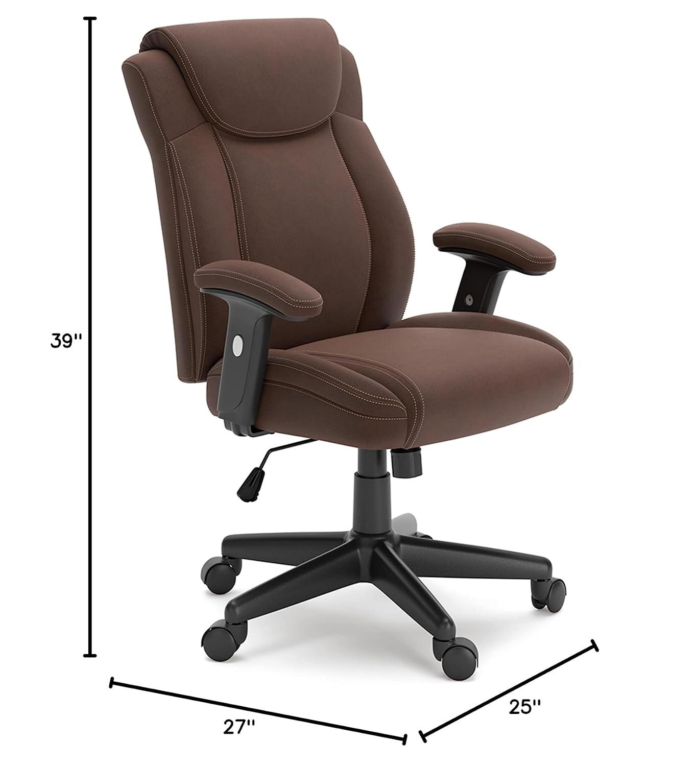 Signature Design by Ashley Casual Corbindale Home Office Chair  Brown/Black