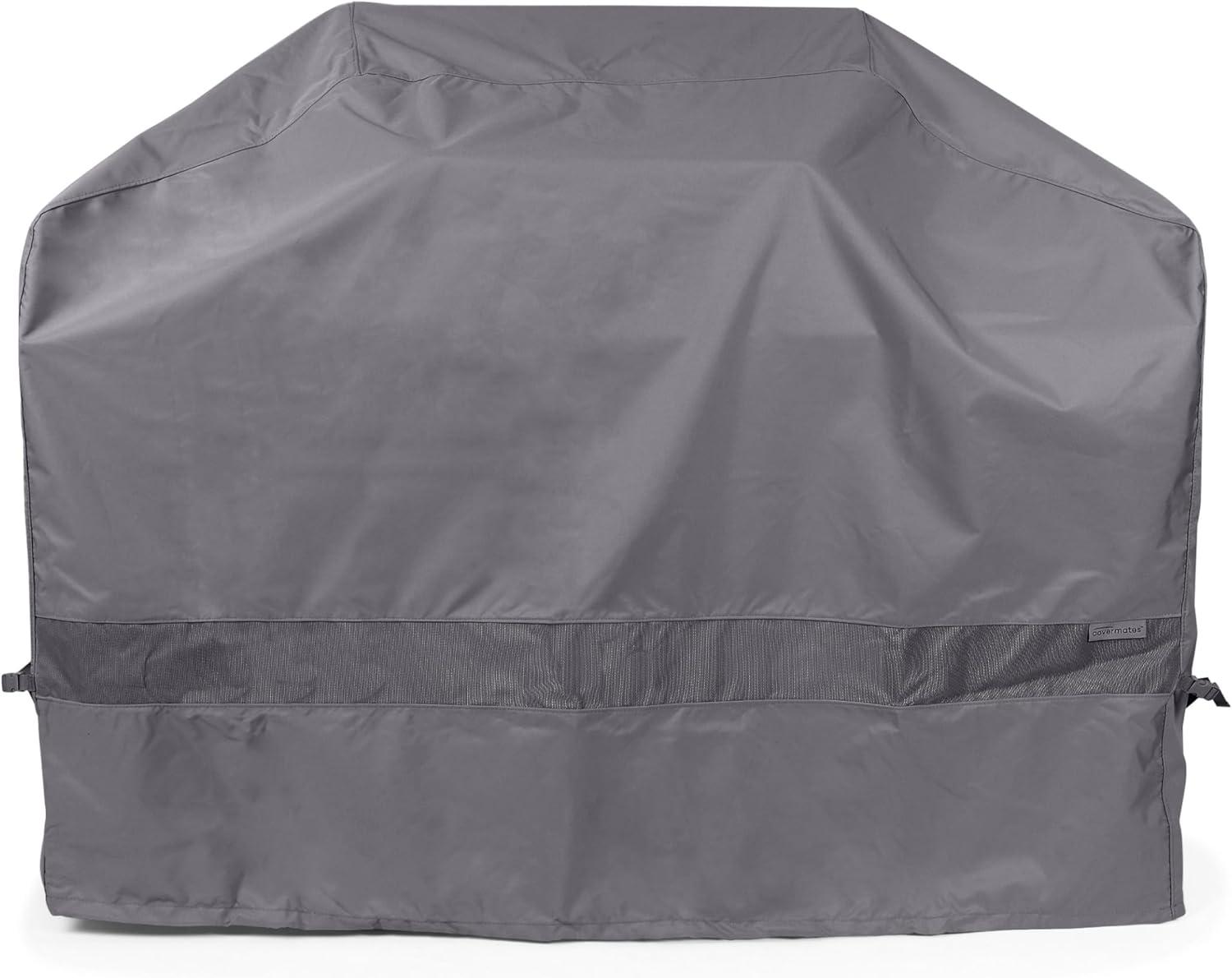 Grill Cover - Weather Resistant Outdoor Cover, Heavy Duty BBQ Covers for Large Outdoor Kitchen, 300D Polyester, 66 Inch, Charcoal