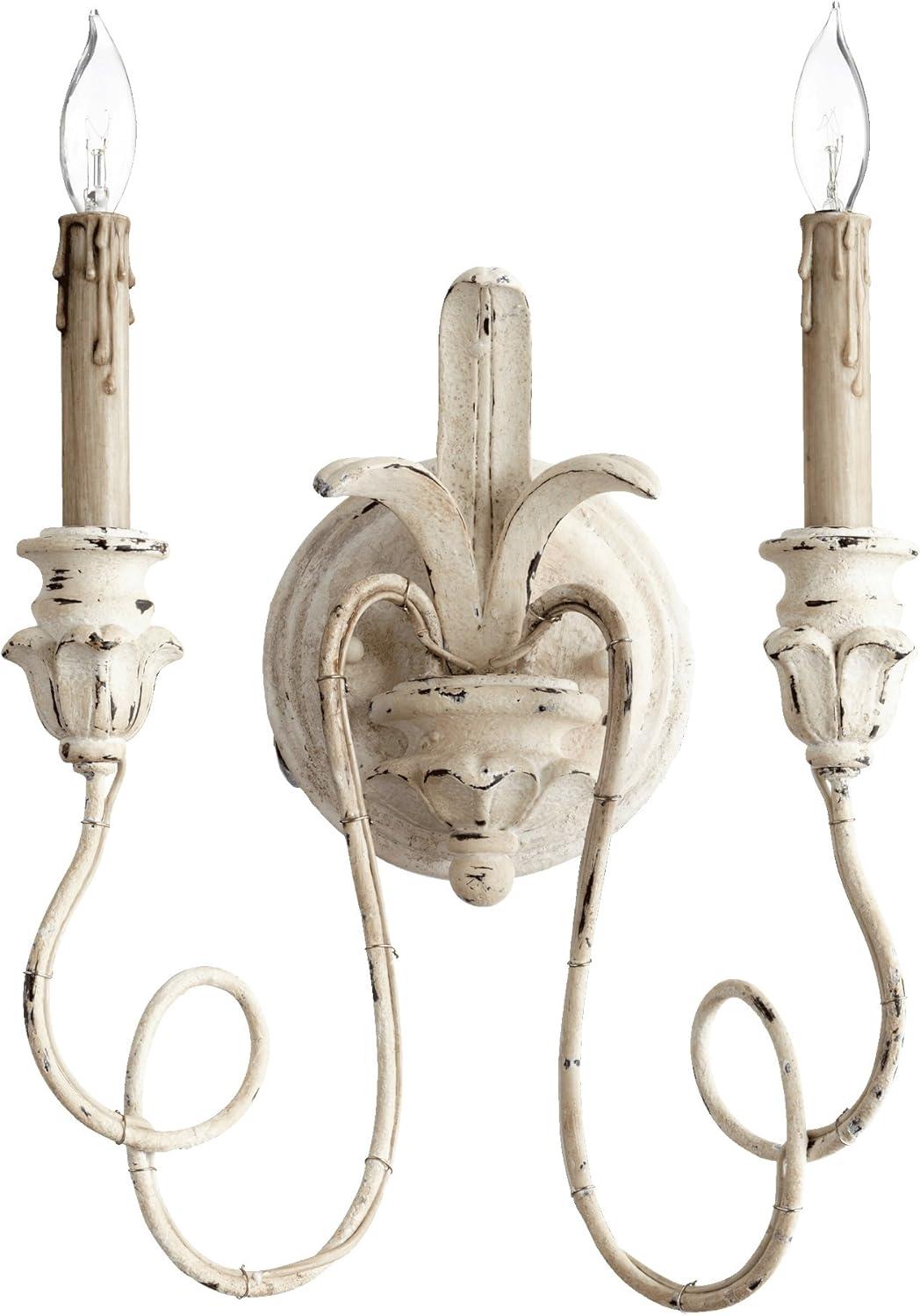 5306-2-70 Traditional Two Light Wall Mount, Persian White
