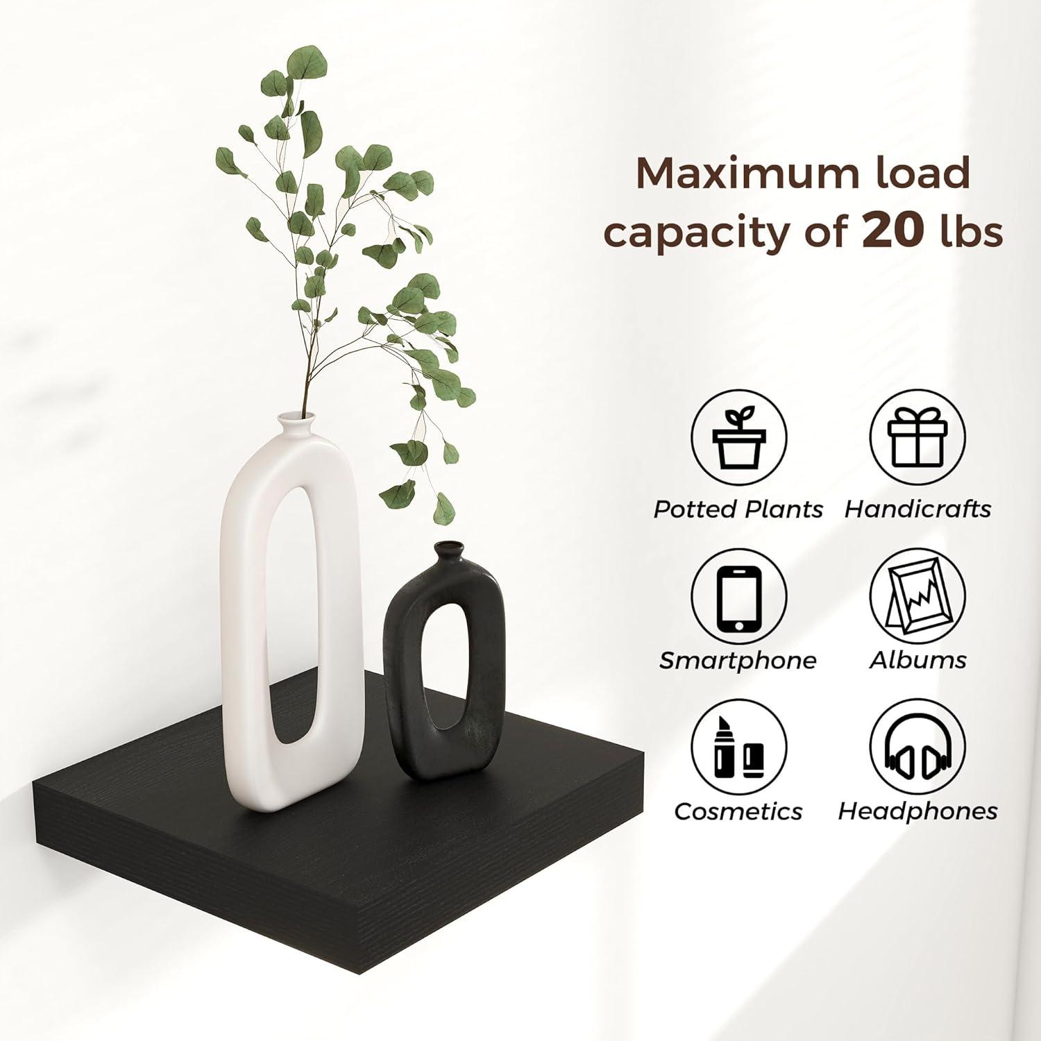 Hokku Designs Soeke 2 Piece Floating Shelf