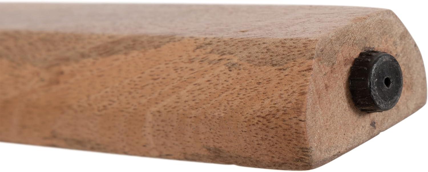 Kate and Laurel Stuart Wood Side Table, 14x14x20, Natural