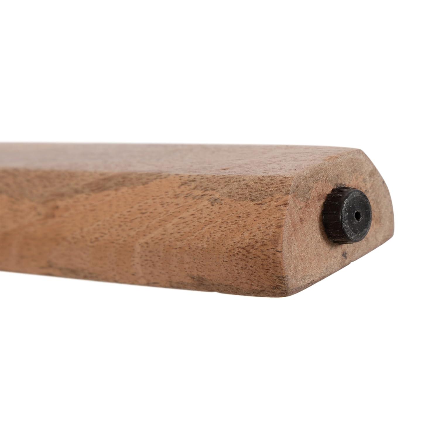 Kate and Laurel Stuart Wood Side Table, 14x14x20, Natural