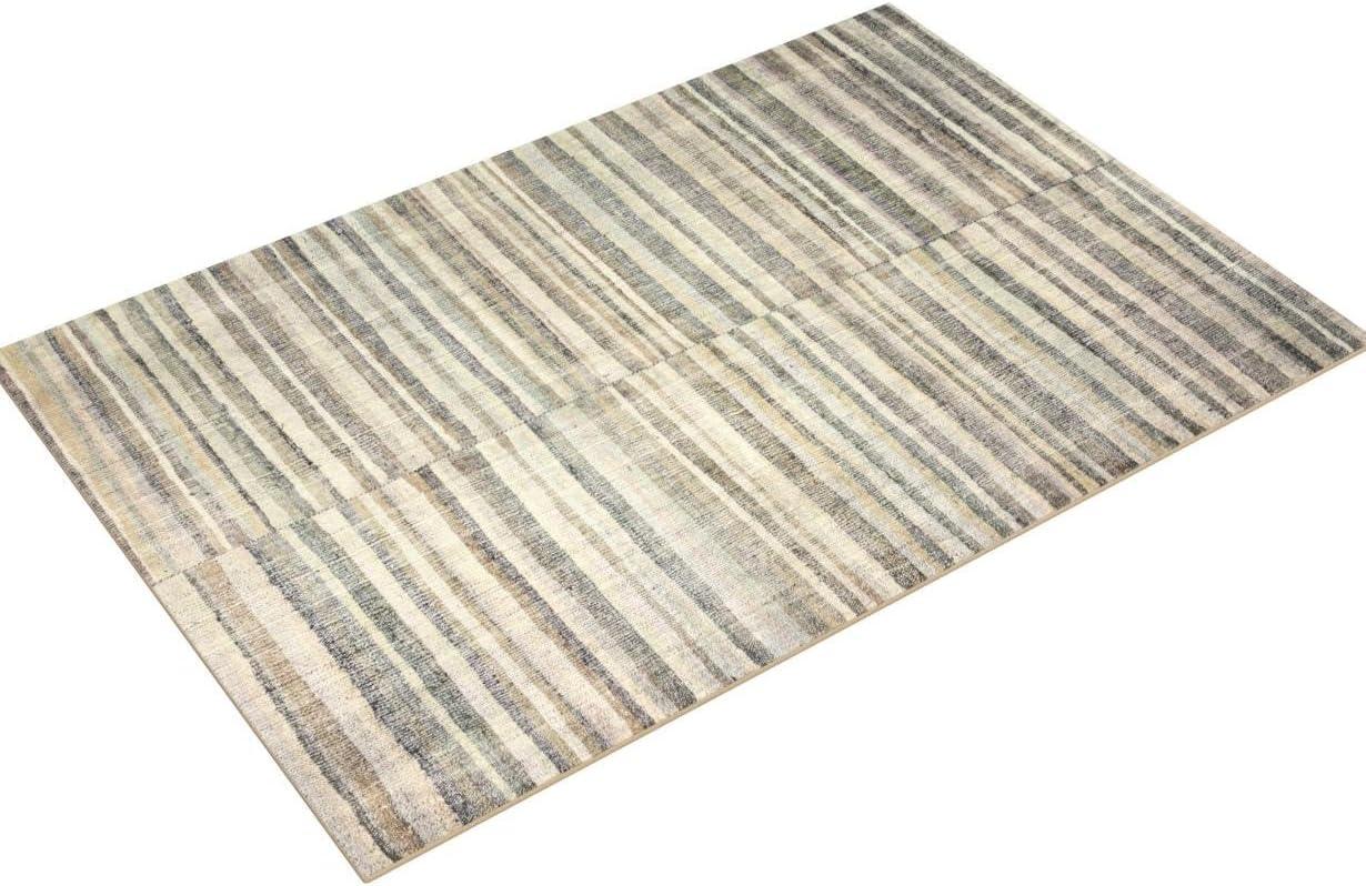 Humphrey Rug by Chris Loves Julia x Loloi - Natural and Moss / 2' x 3'6"