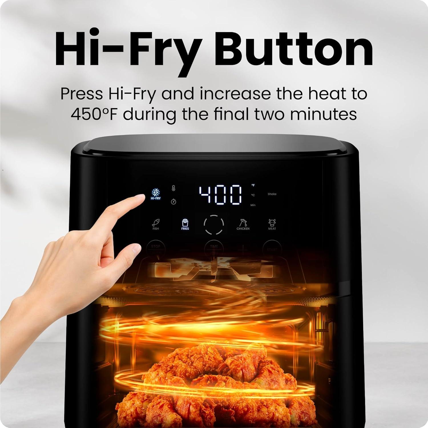 Chefman 4 Liter Air Fryer Black