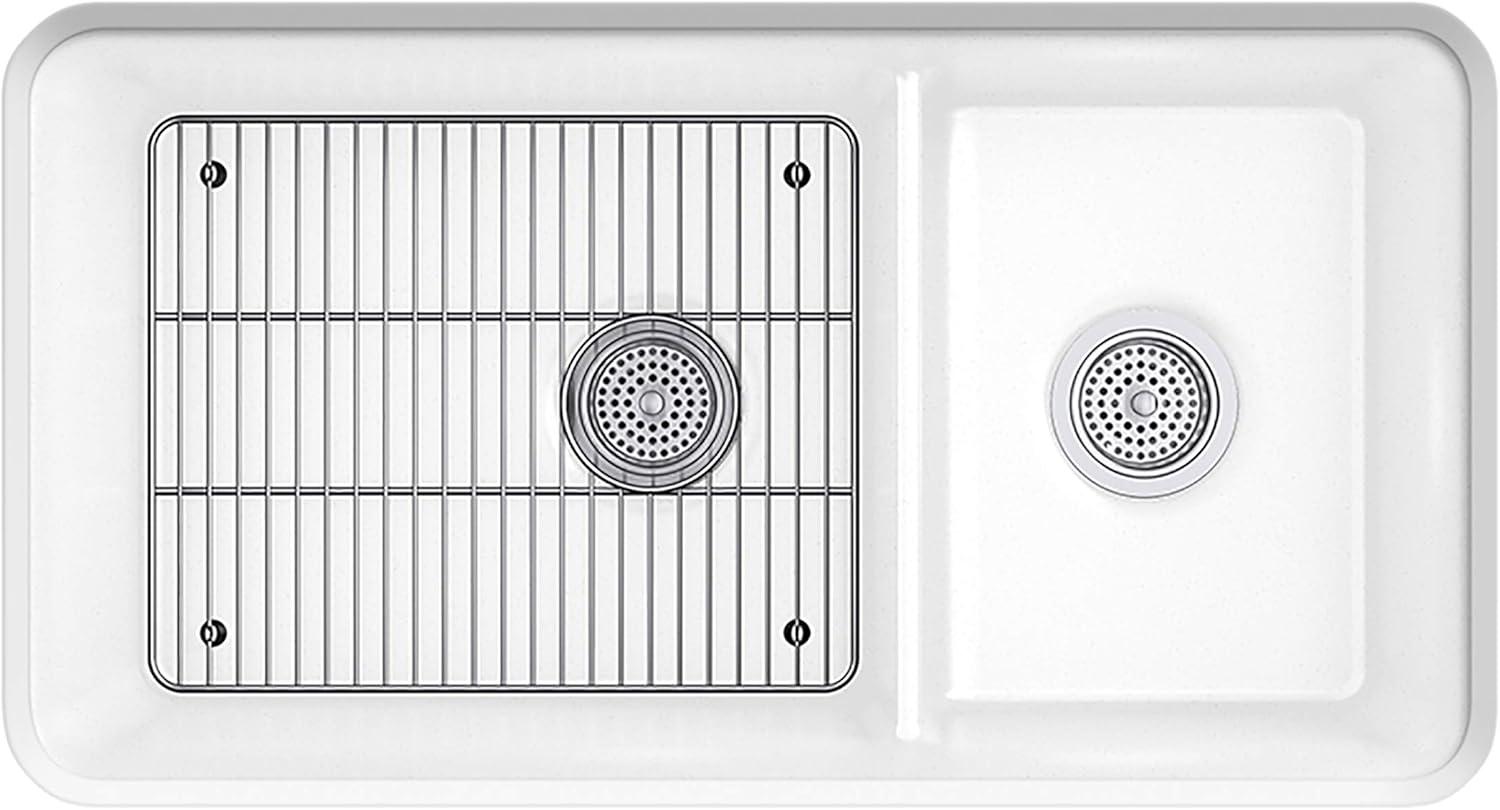 Cairn® 34" L x 18" W Double Basin Undermount with Accessories