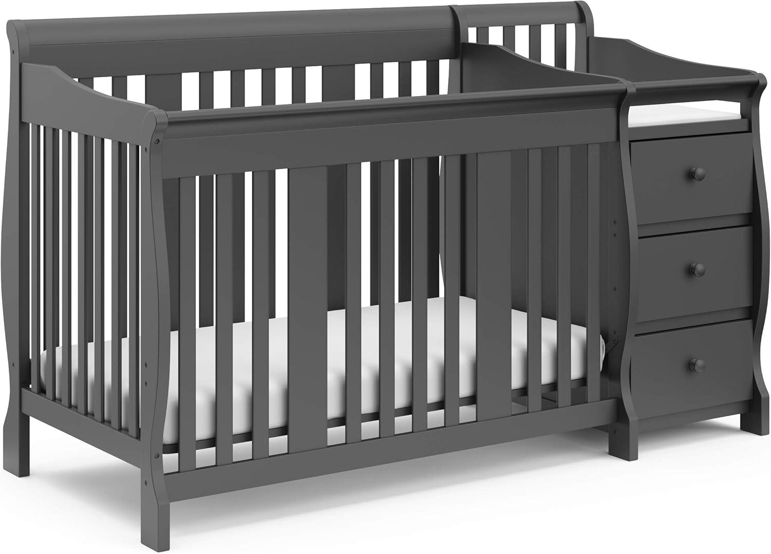 Storkcraft Portofino 5-in-1 Convertible Crib and Changer