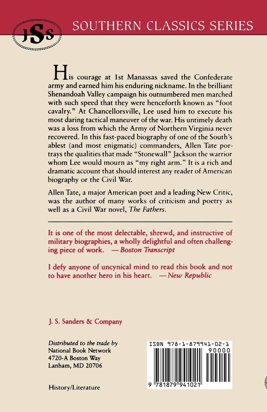 Stonewall Jackson: The Good Soldier Hardcover Book