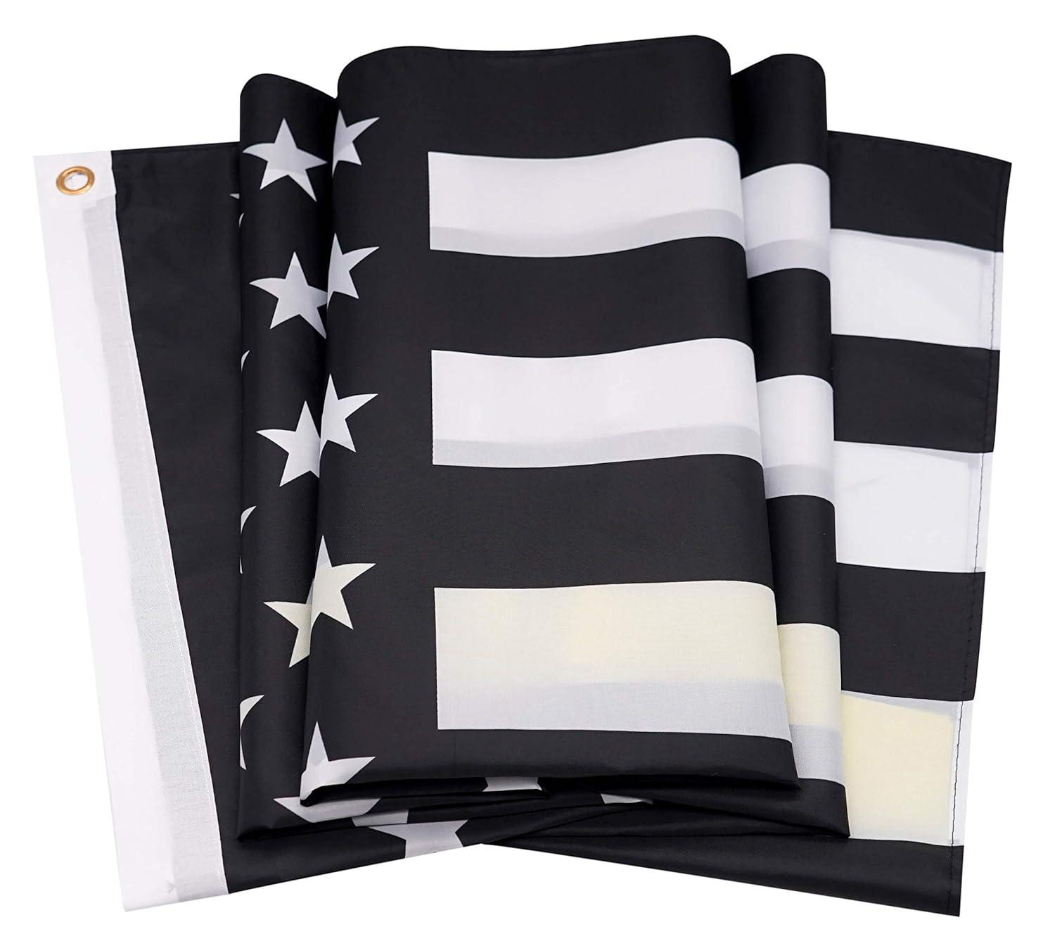 3' x 5' Thin Blue Line American Flag in Durable Nylon