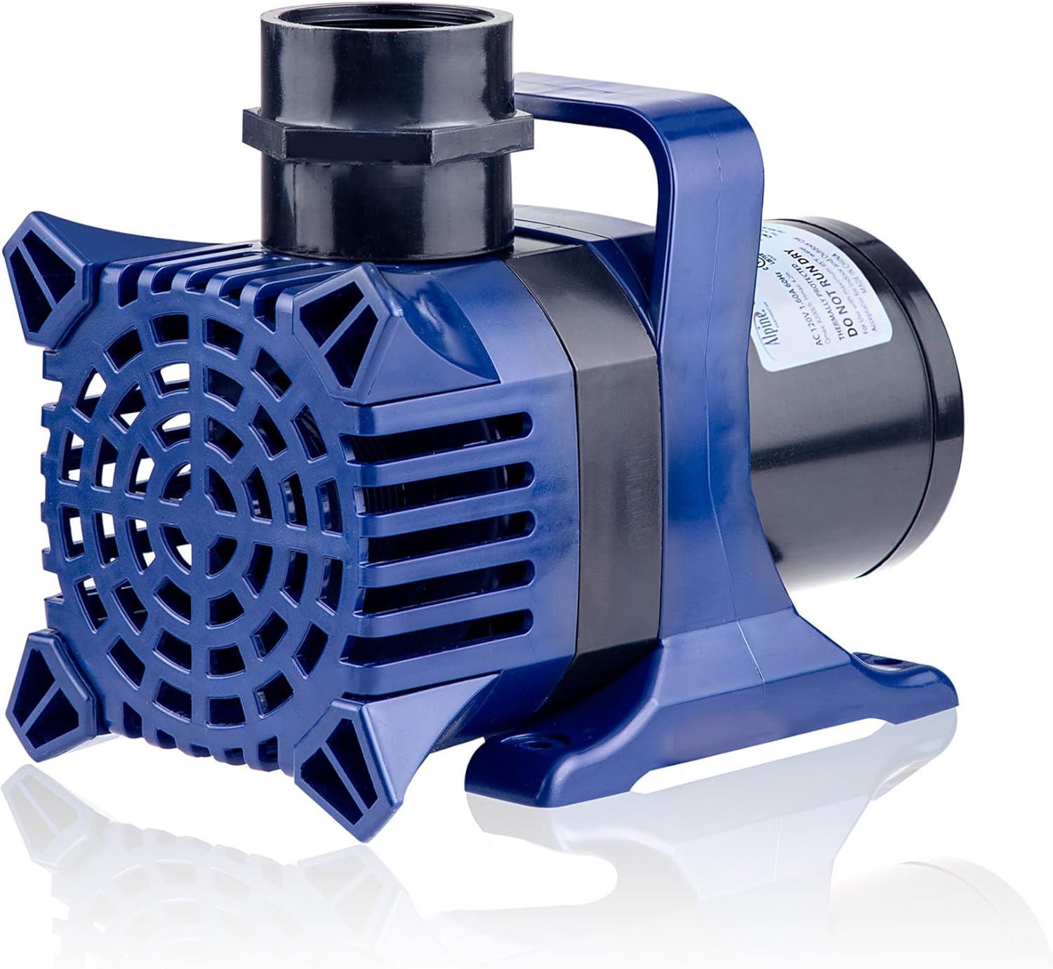 Blue Submersible Water Pump with 33 FT Cord for Ponds