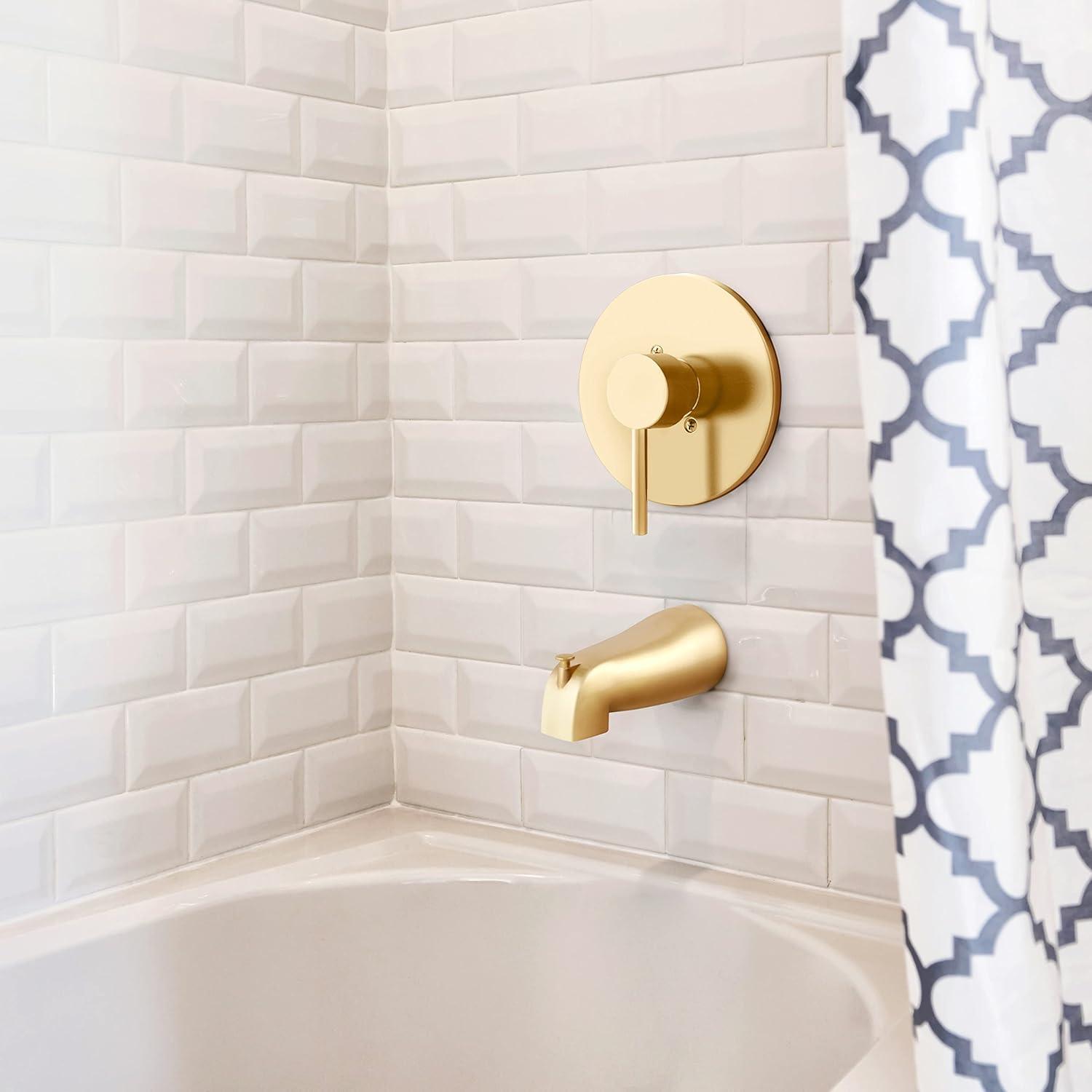 Wall Mounted Tub Spout with Diverter
