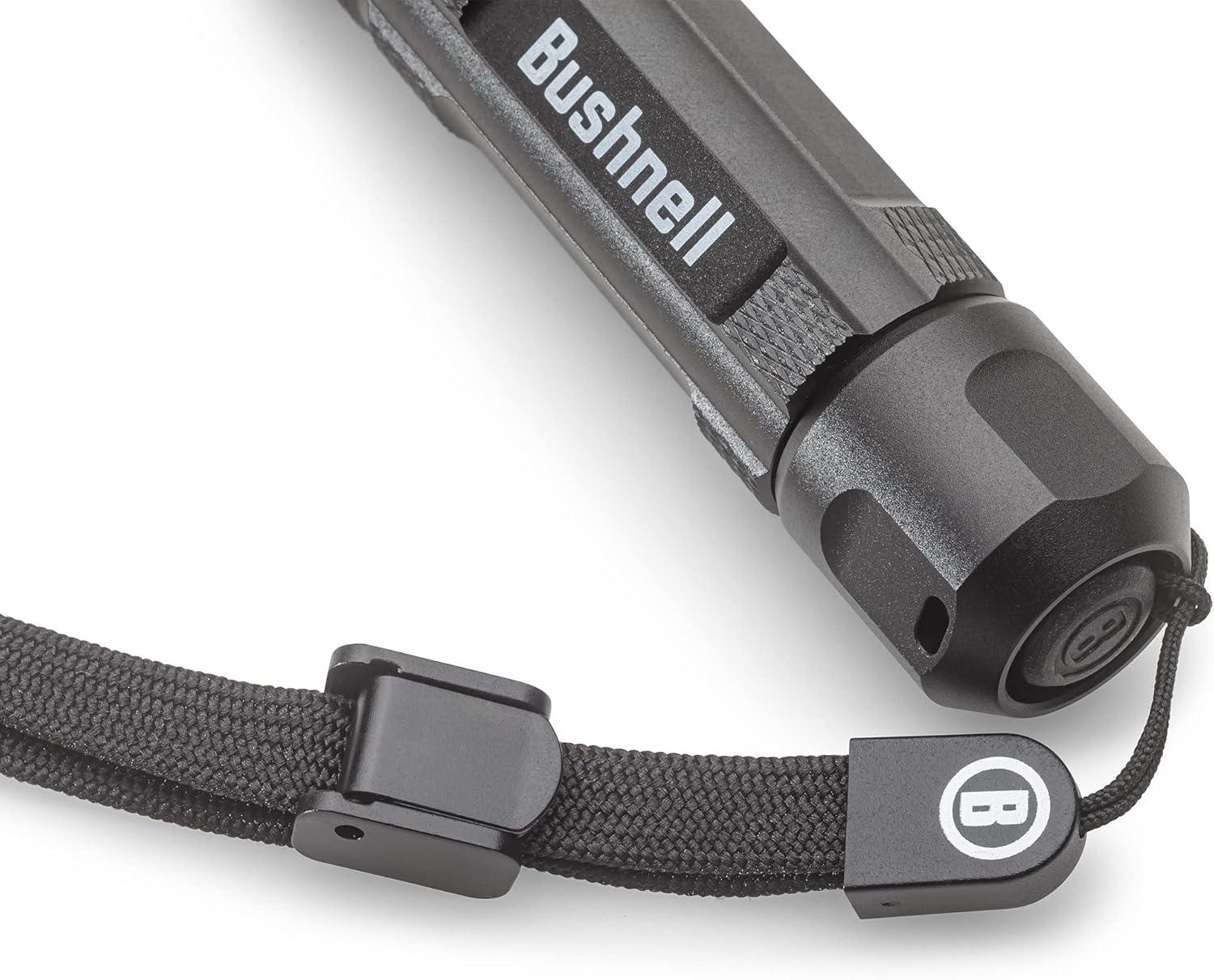 Bushnell Tactical Flashlight, 700 Lumens, Compact LED Construction, Uses Included CR123 Batteries or Rechargeable Battery| Police, Military, Hunting, Security
