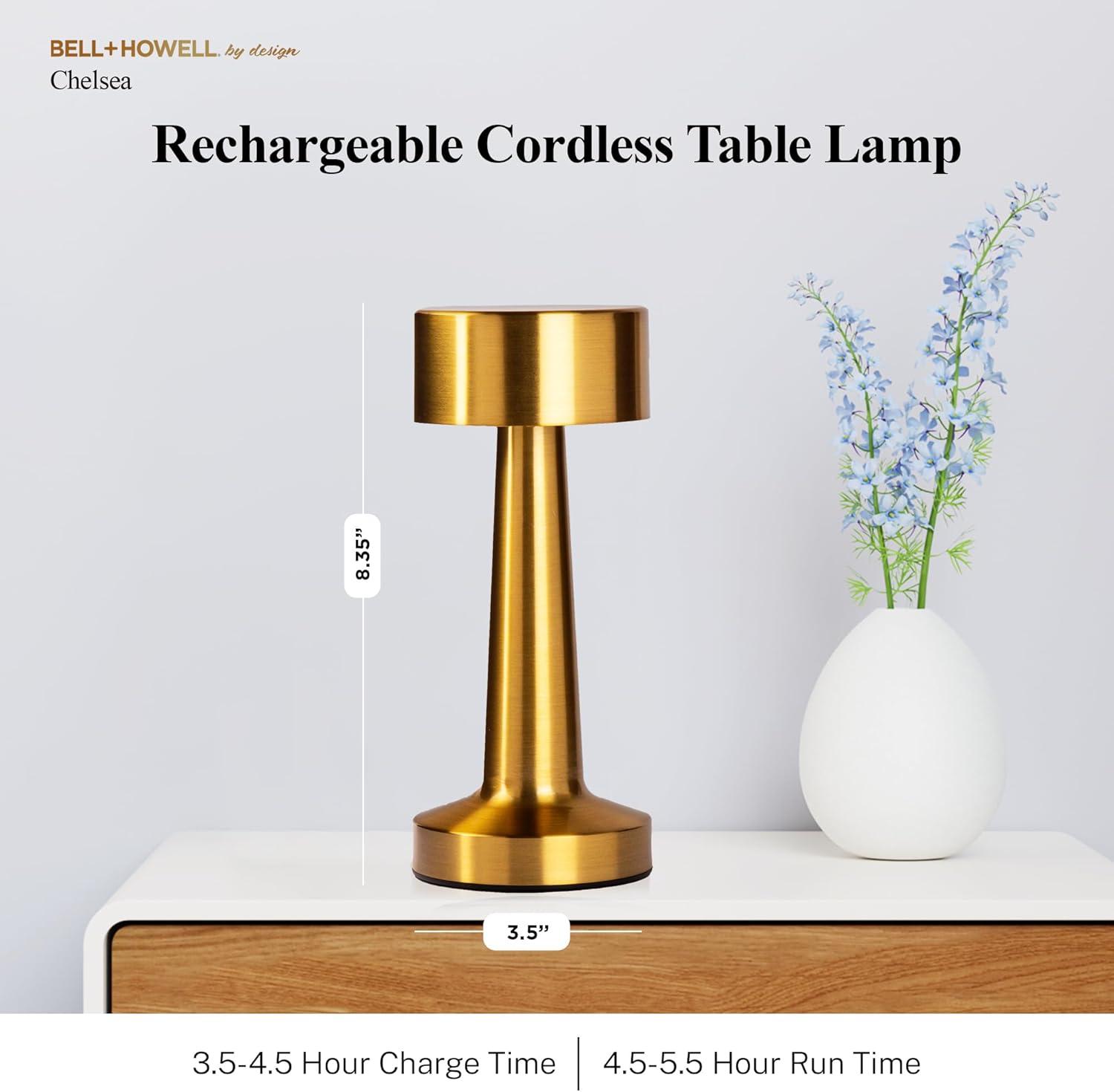 Bell + Howell Bell + Howell Chelsea Table Lamp 2 Pack Led Rechargeable