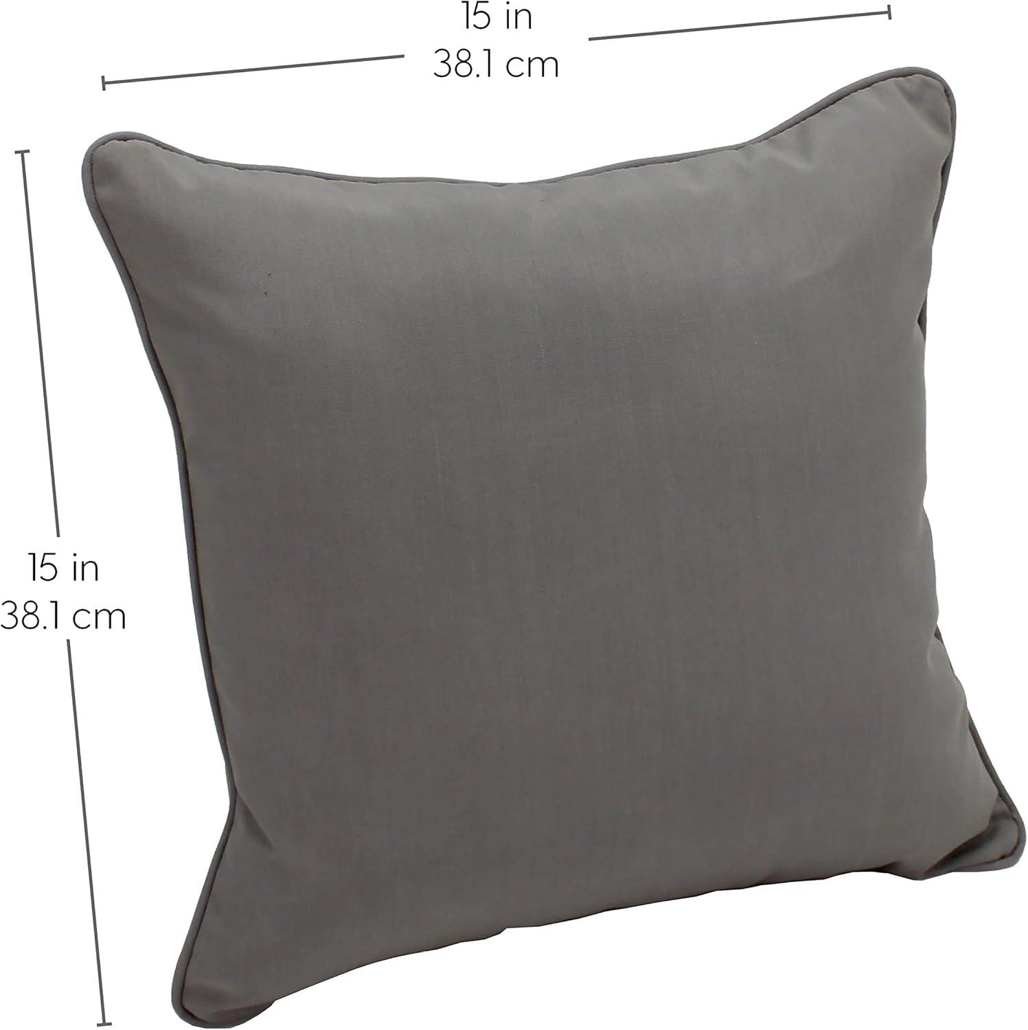 Element Synthetic Throw Square Indoor/Outdoor Pillow Cover & Insert