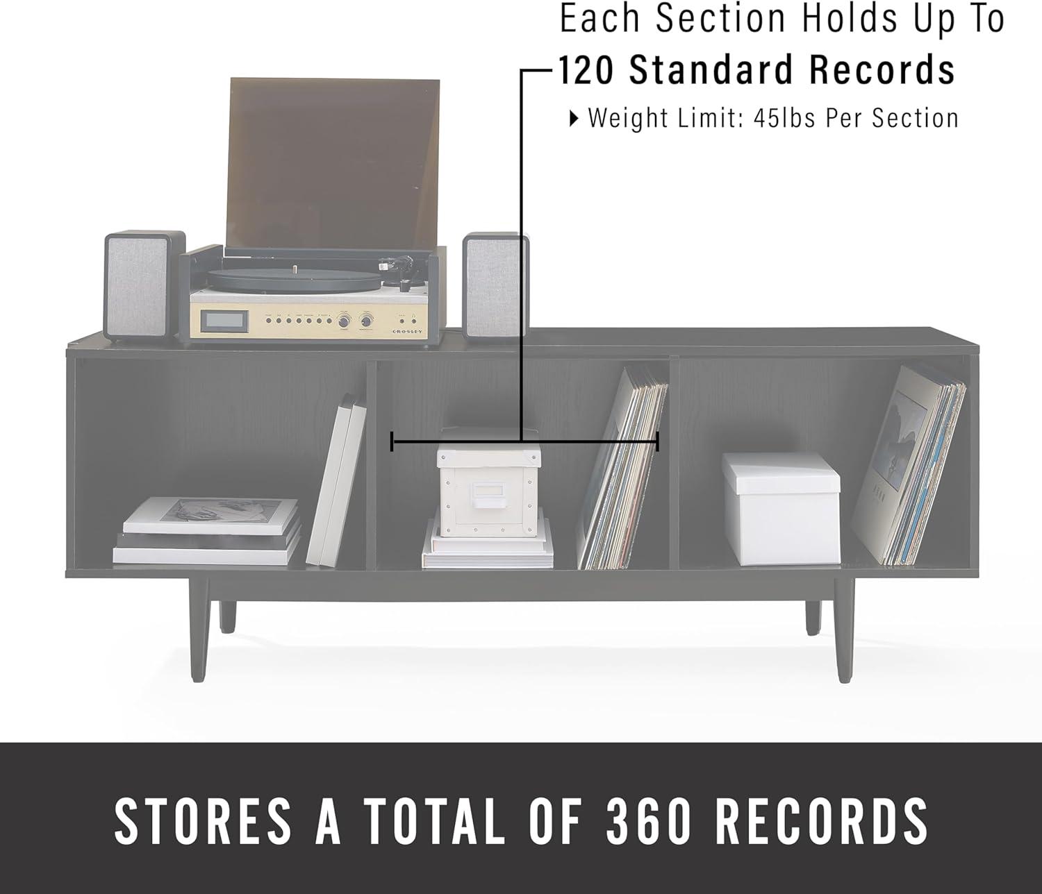 Crosley Liam Record Storage Console