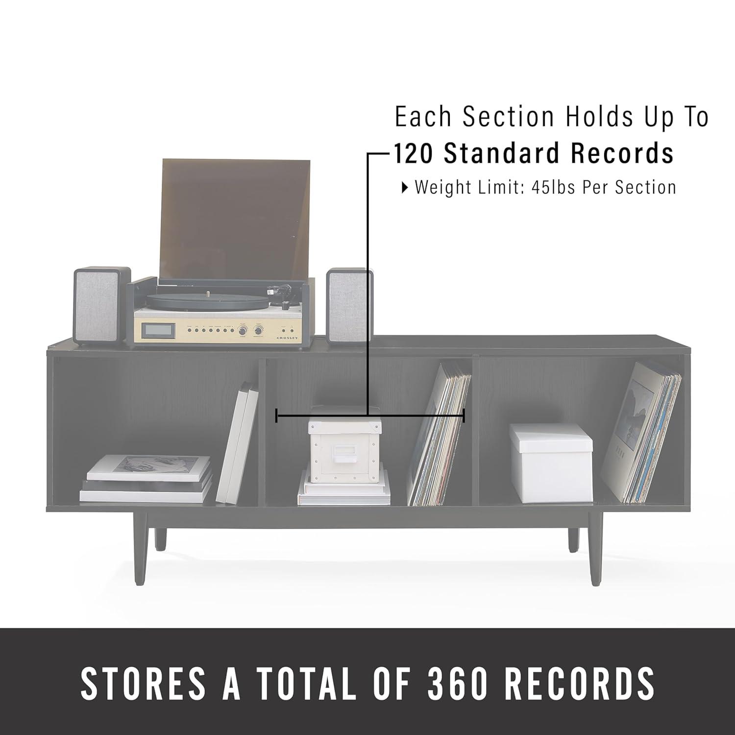 Crosley Liam Record Storage Console