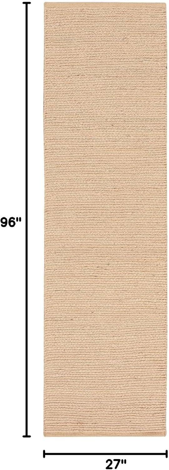 Nourison Hand Woven Natural Jute Rug Bleached 2'3" x 8'