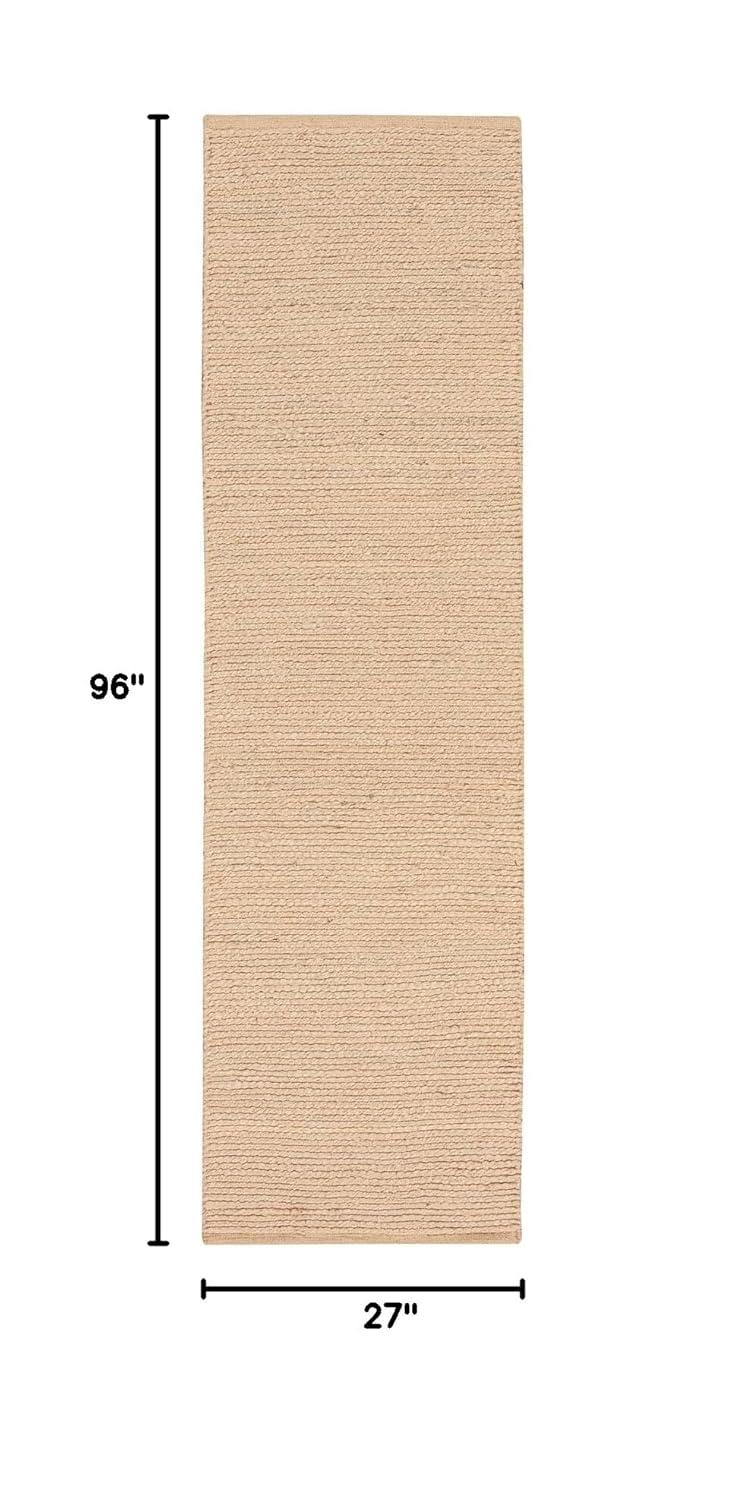 Nourison Hand Woven Natural Jute Rug Bleached 2'3" x 8'