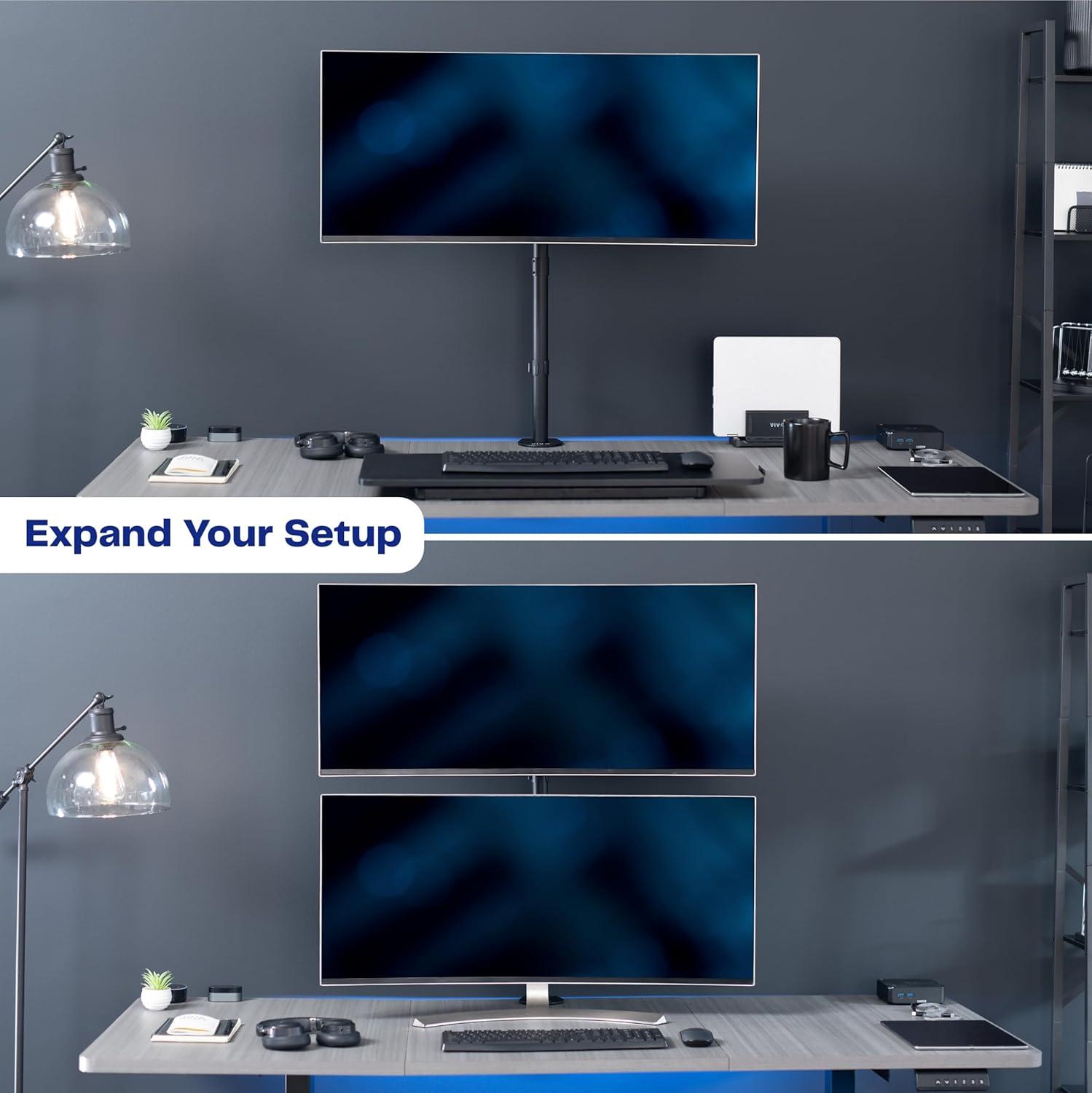 Vivo Single Monitor Extra Tall Desk Mount