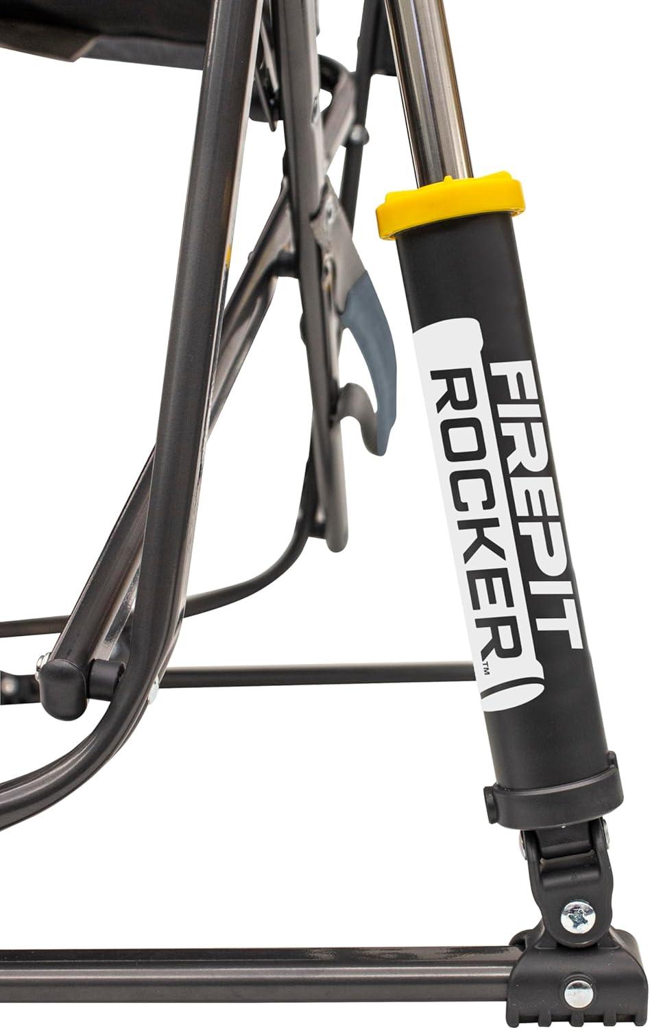 GCI Outdoor FirePit Rocker Low-Ride Outdoor Rocking Chair with Beverage Holder