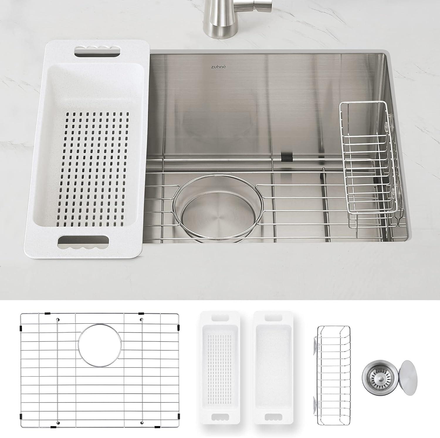 23'' L Undermount Single Bowl Stainless Steel Kitchen Sink