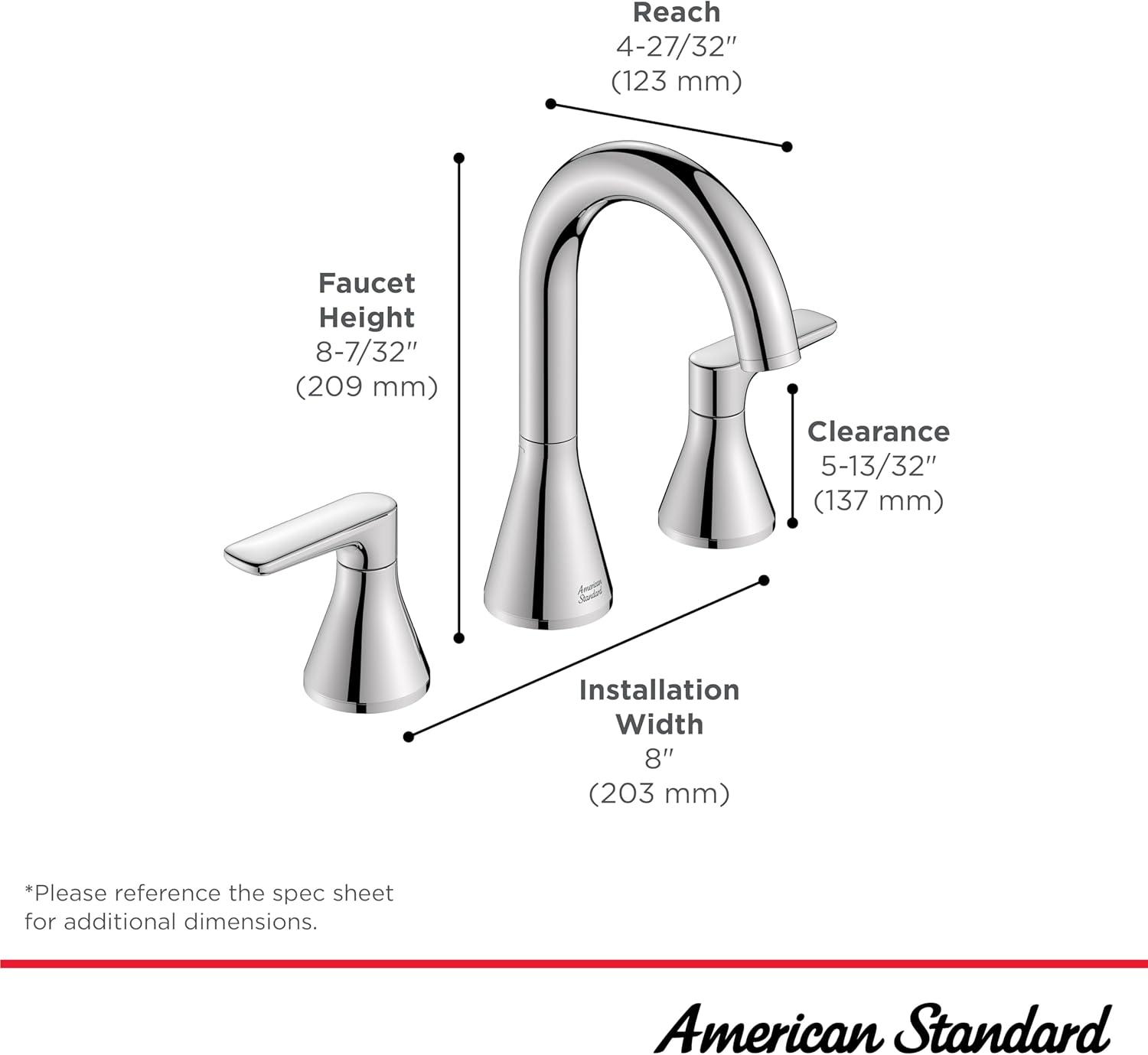 Widespread 2-handle Bathroom Faucet with Drain Assembly