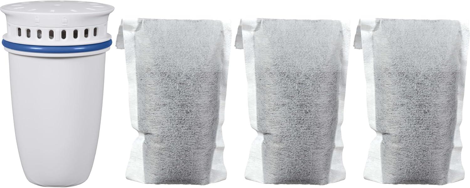 Brita Refillable Filter Starter Kit 3pk: Replacement Water Filters for Pitchers & Dispensers, Filters Chlorine