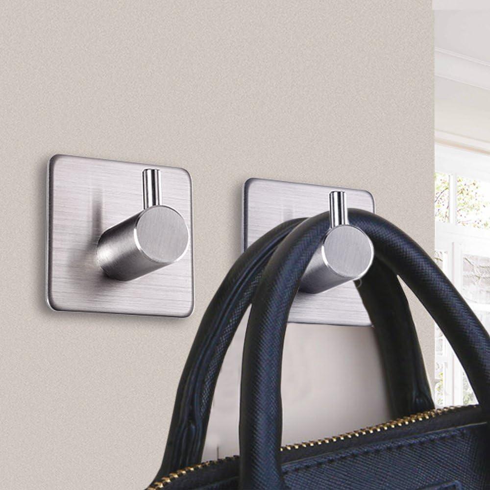 JASODI F0759STY3V Hooks Heavy Duty Wall Hooks Waterproof Stainless Steel Hooks for Towel Robe Hook Rack Wall