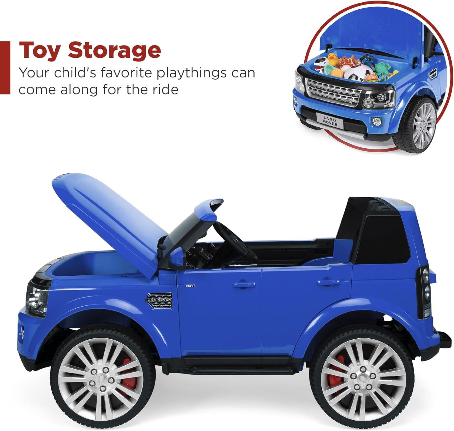 Best Choice Products 12V 3.7 MPH 2-Seater Licensed Land Rover Ride On Car Toy w/ Parent Remote Control