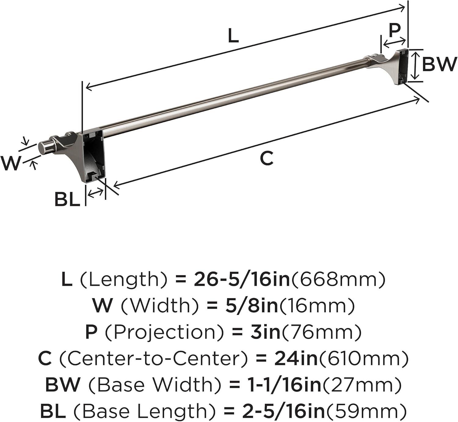 Davenport 26.31" Wall Mounted Towel Bar