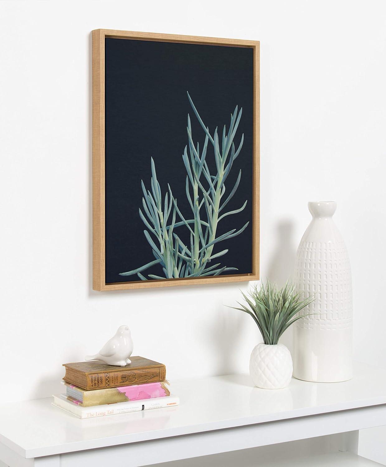 18" x 24" Sylvie Succulent 16 Framed Canvas by F2 Images Natural - Kate and Laurel