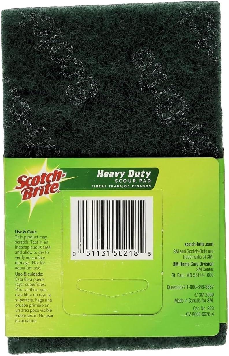 Scotch-Brite Heavy Duty Scour Pads, 3 Pads Total