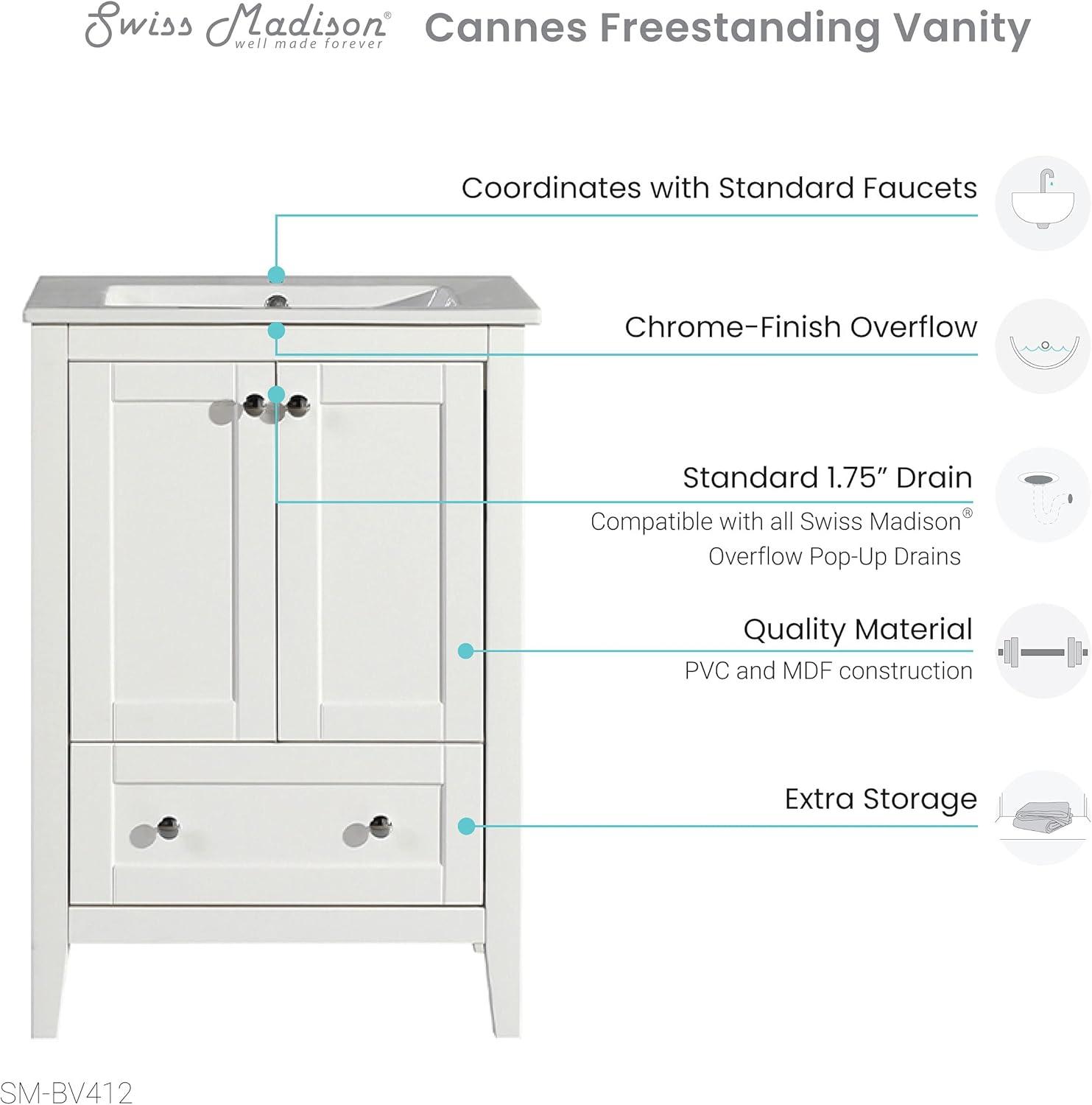 Cannes 24" Single Bathroom Vanity Set