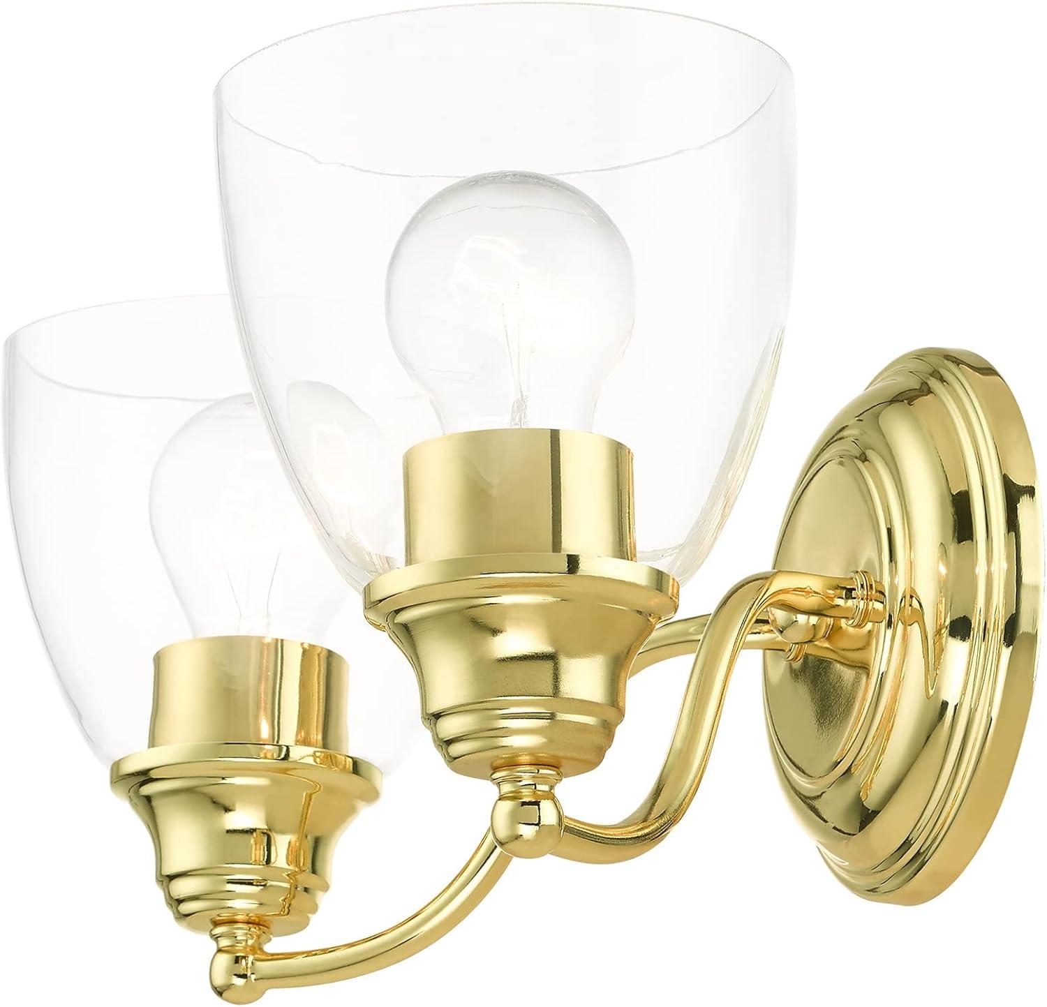 Livex Lighting Montgomery 2 - Light Vanity in  Polished Brass