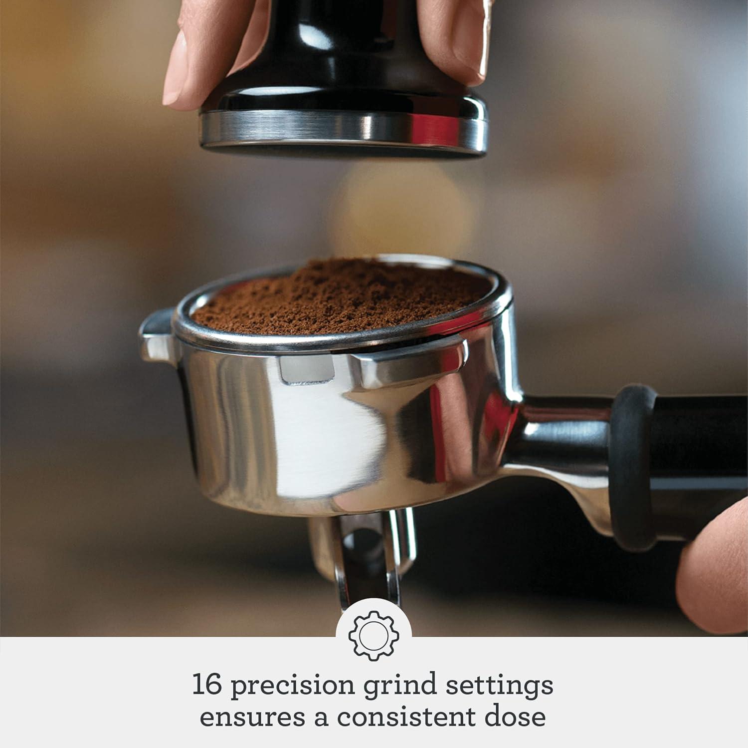 Breville BES870BSXL The Barista Express Coffee Machine (Black Sesame)