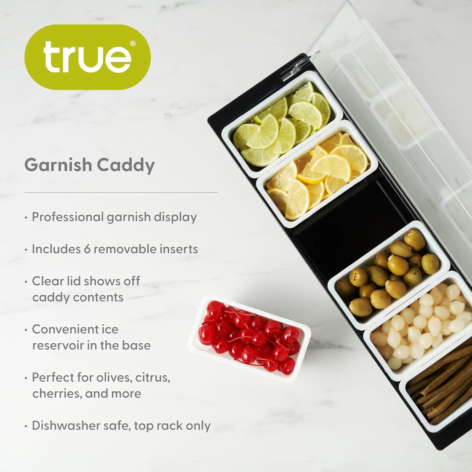 Garnish Caddy 6-Compartment Bar Tray