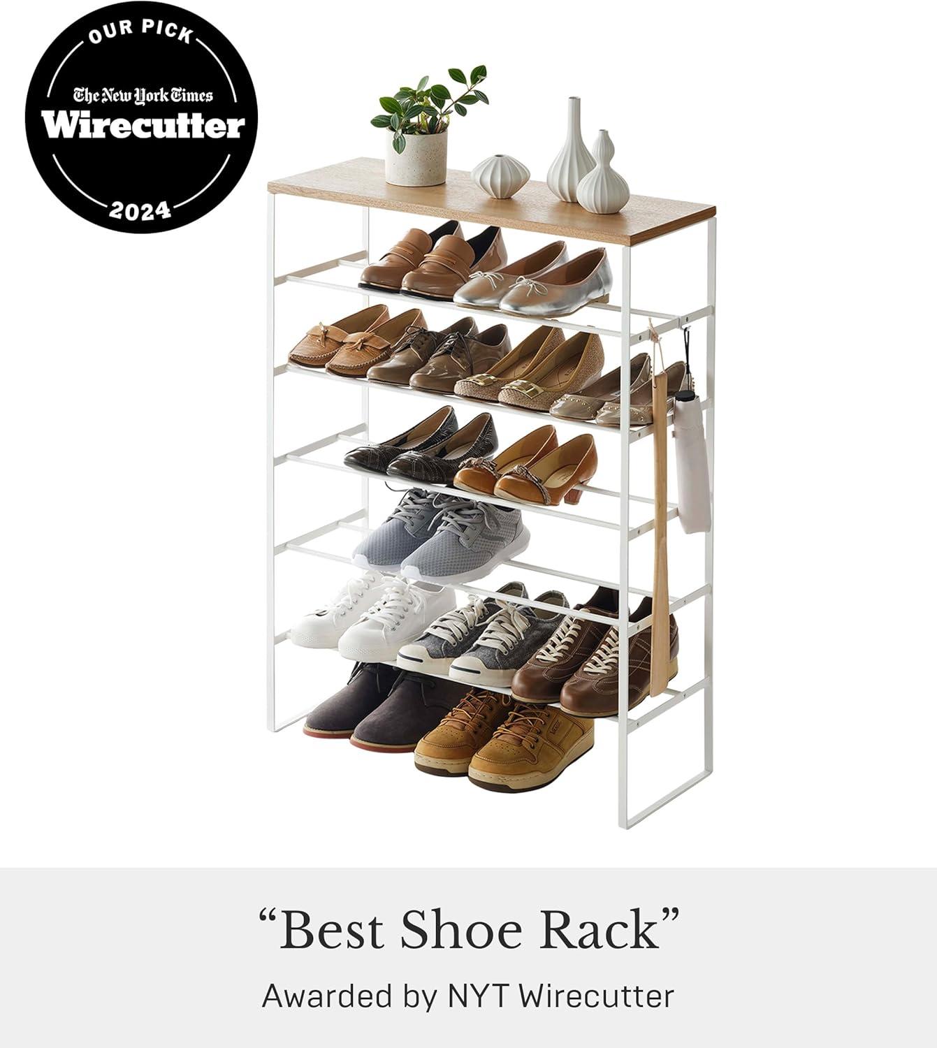 Yamazaki Tiered Shoe Rack