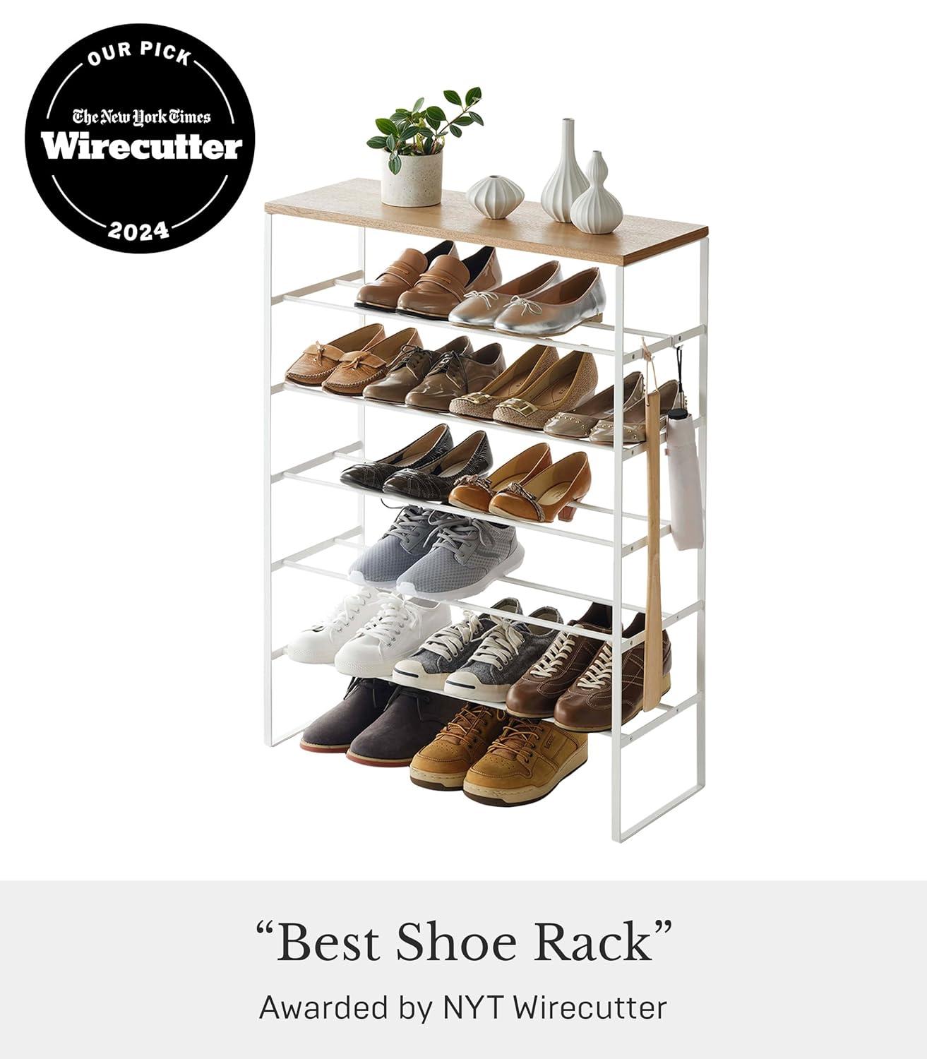 Yamazaki Tiered Shoe Rack