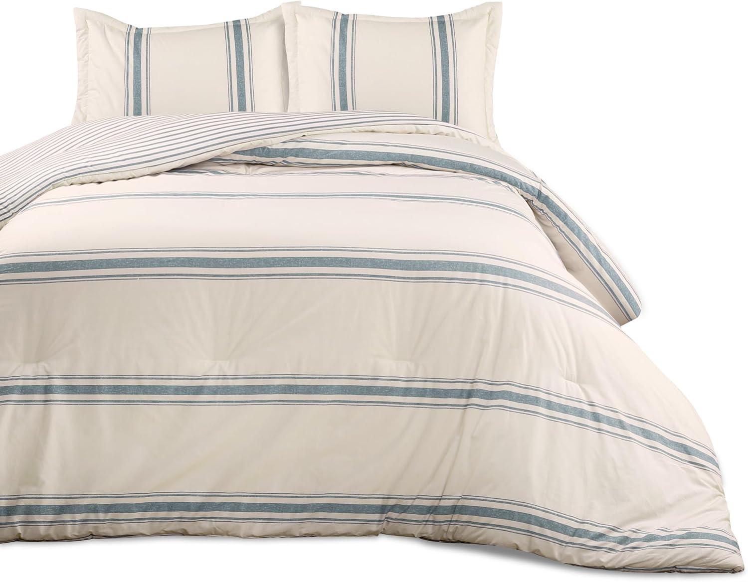 Farmhouse Standard Cotton Reversible Comforter Set
