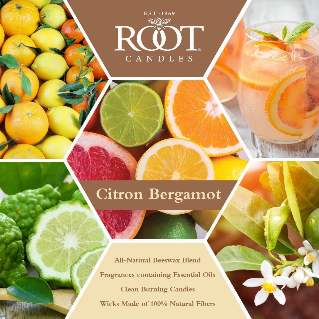 Root Candles Citron and Bergamot Scented Jar Candle