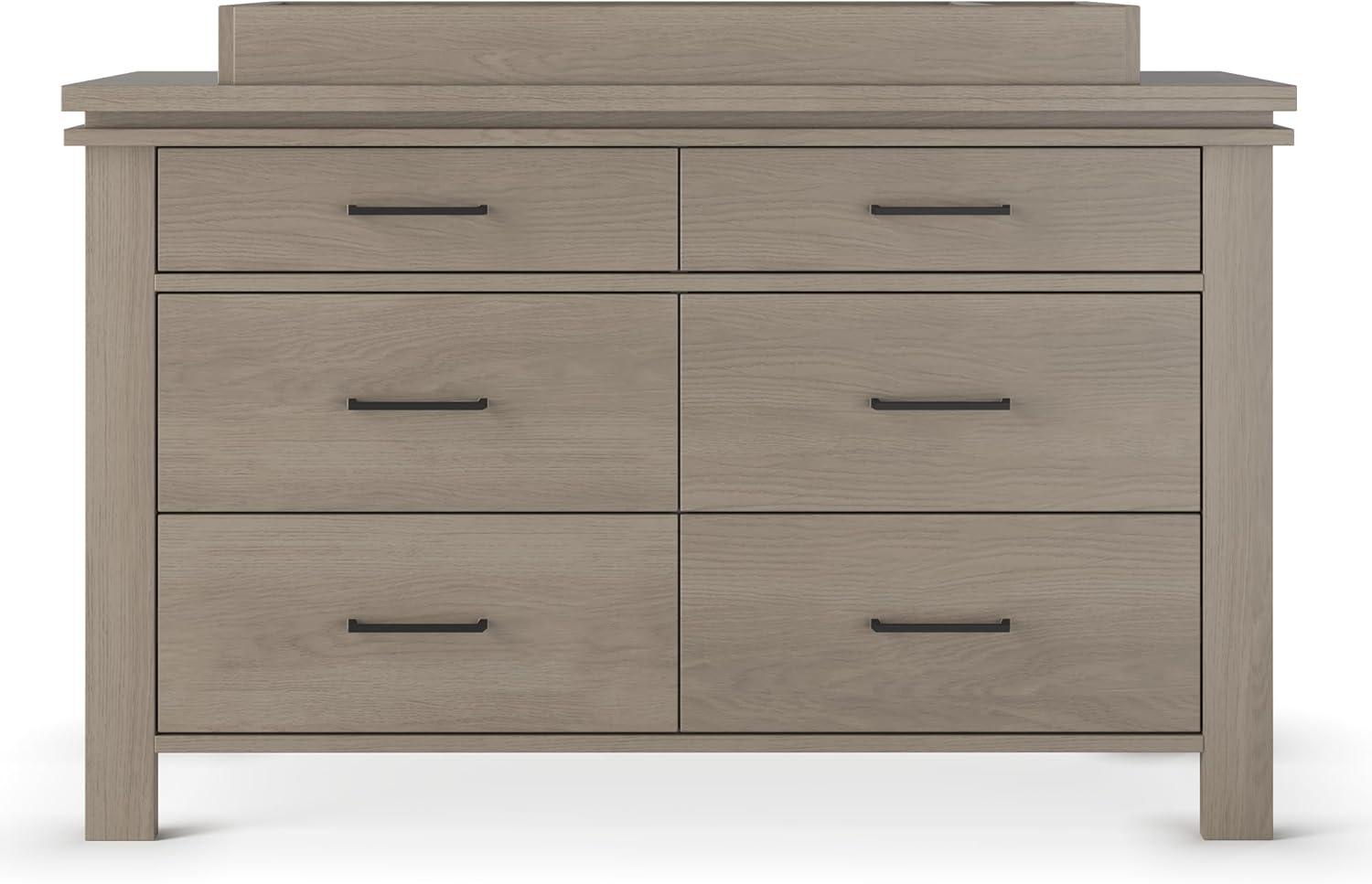 Child Craft Denman 55" Wide 6-Drawer Double Dresser