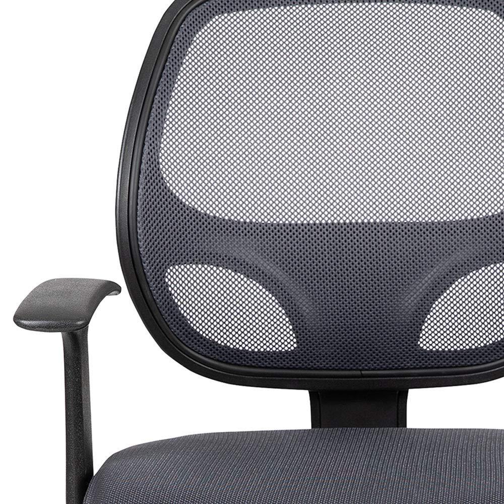 Flash Furniture Mid-Back Mesh Swivel Ergonomic Task Office Chair - Arms