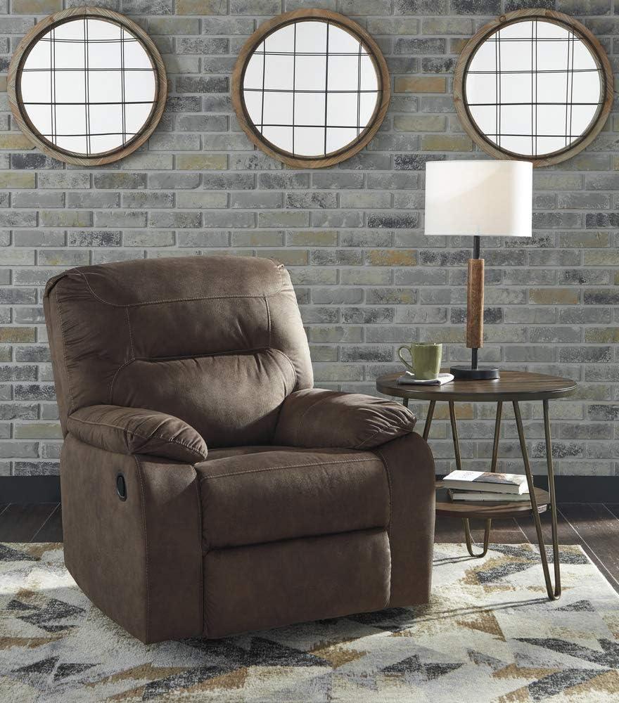 Signature Design by Ashley Bolzano Rocker Recliner in Coffee