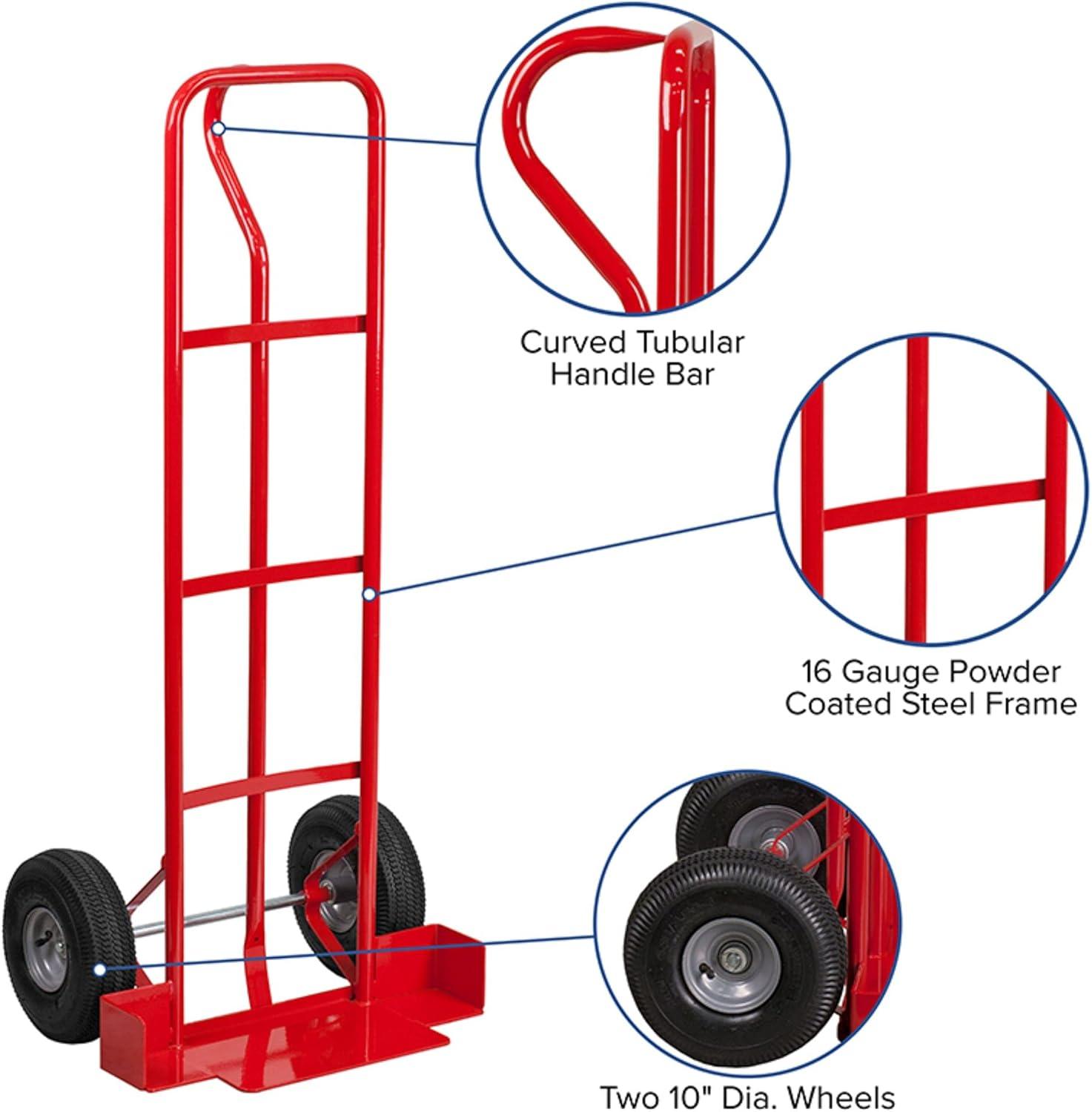 Flash Furniture Regency Heavy Duty Handled Metal Chiavari Stack Chair Dolly-Material Handling Equipment