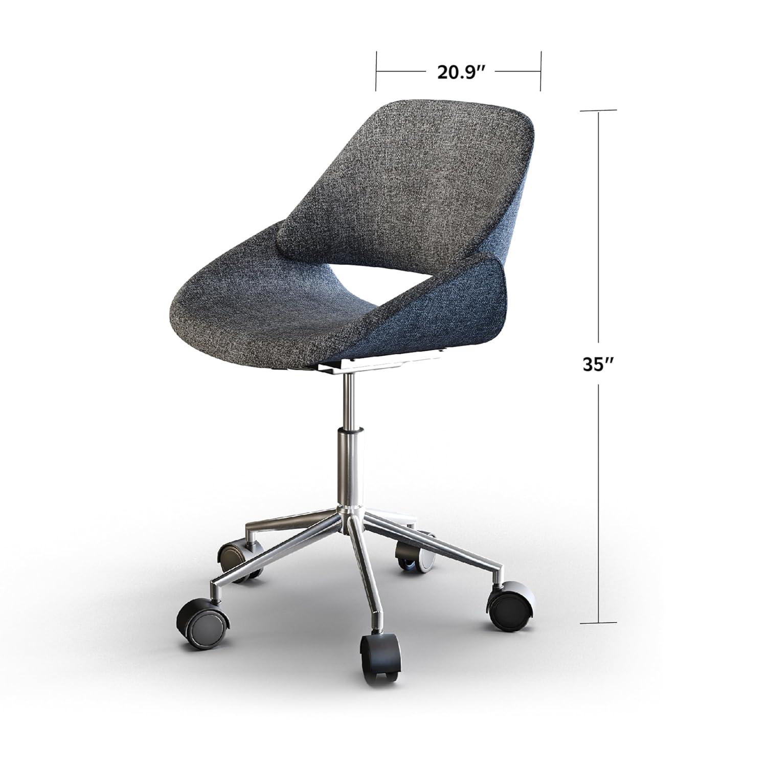 Simpli Home Malden Polyester Blend Task Chair