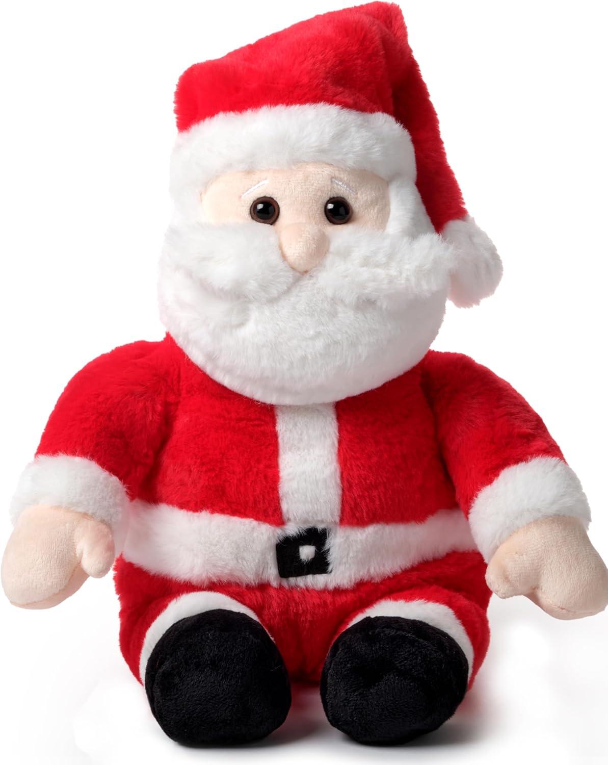 Bearington 16" Red and White Santa Claus Plush Toy