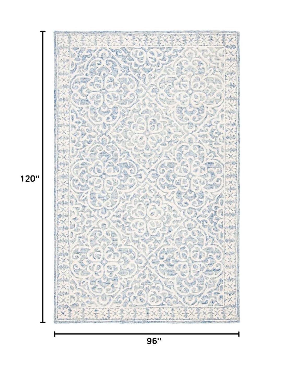 Metro MET857 Hand Tufted Indoor Area Rug - Pink/Ivory - 8'x10' - Safavieh