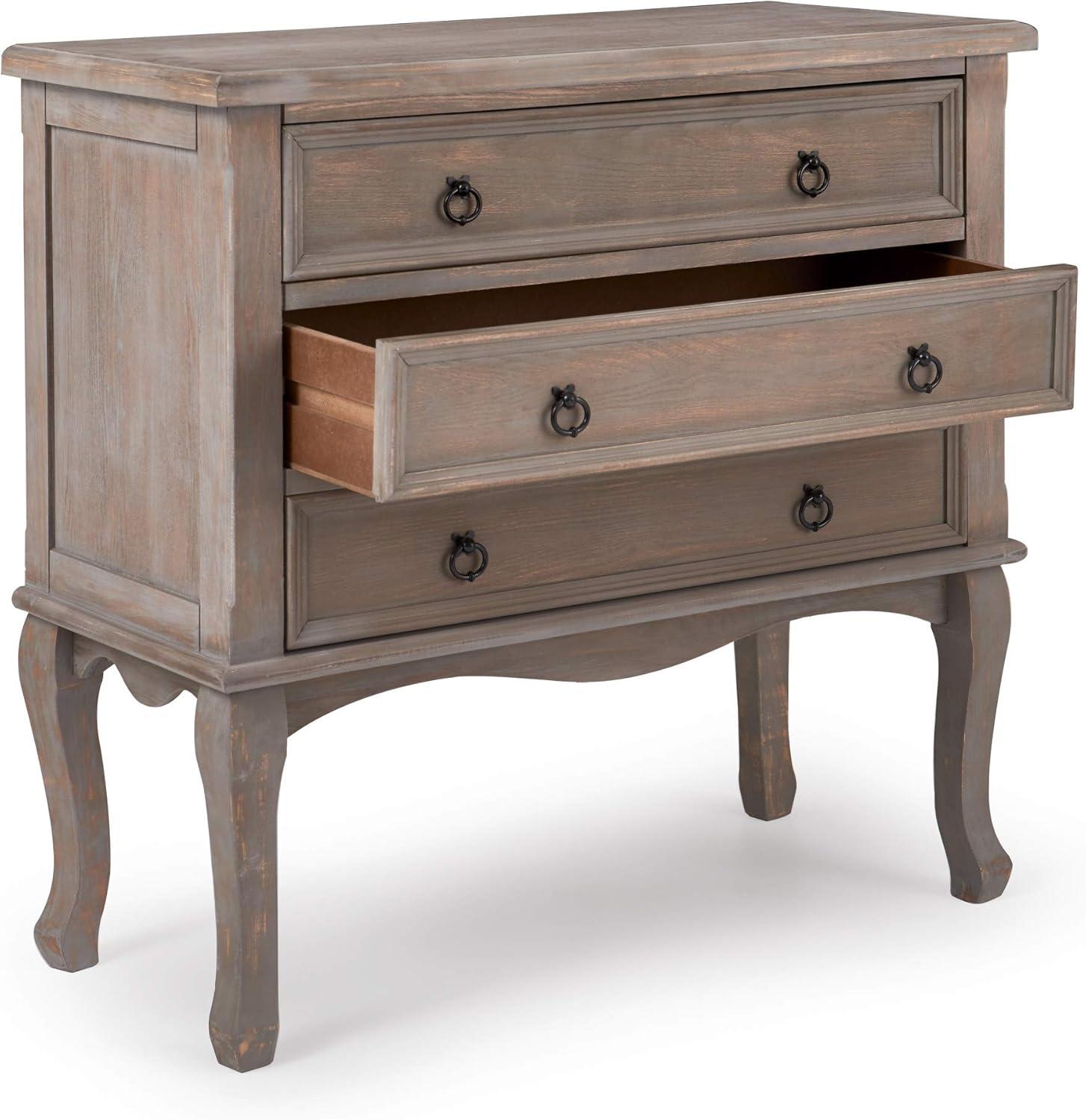 ClickDecor ClickDecor Thomas Antique Country Style Dresser Chest with 3-Drawers